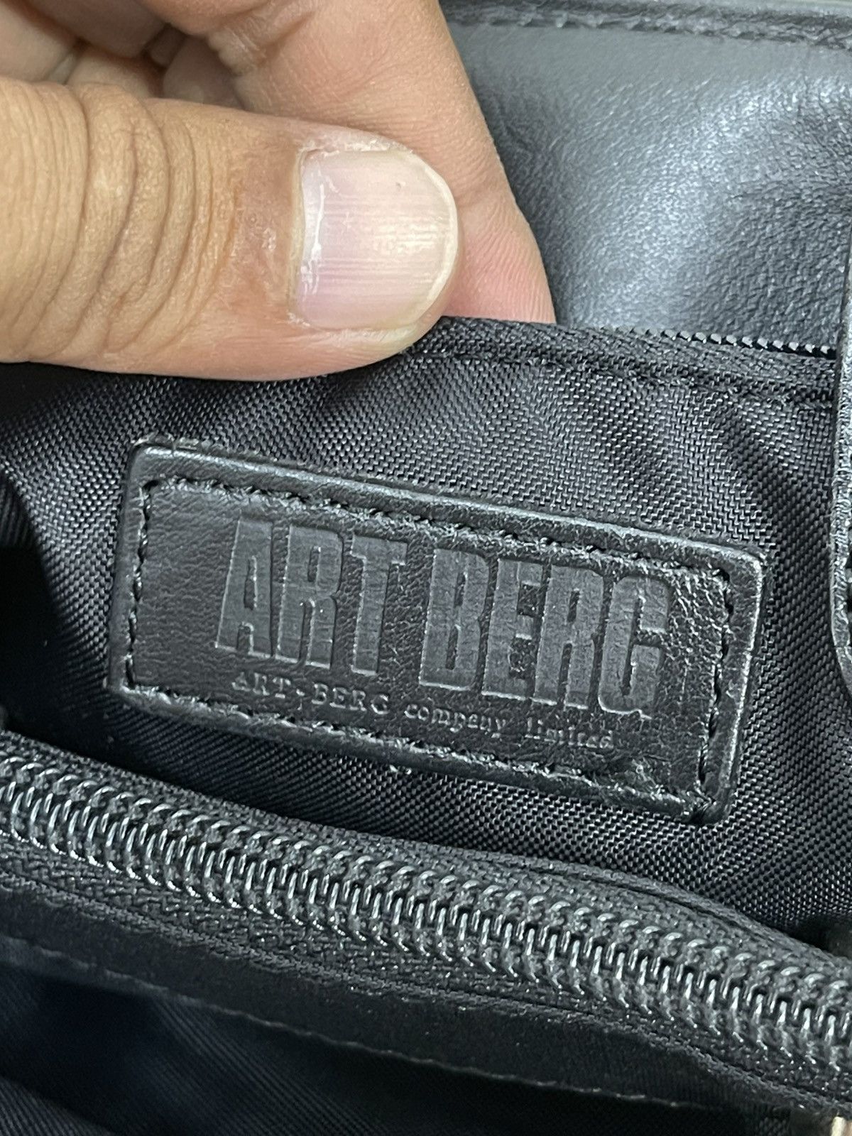Genuine Leather Full Leather Art Berg Japan Tote Hand Bag 2🟩2 Size ONE SIZE - 19 Thumbnail