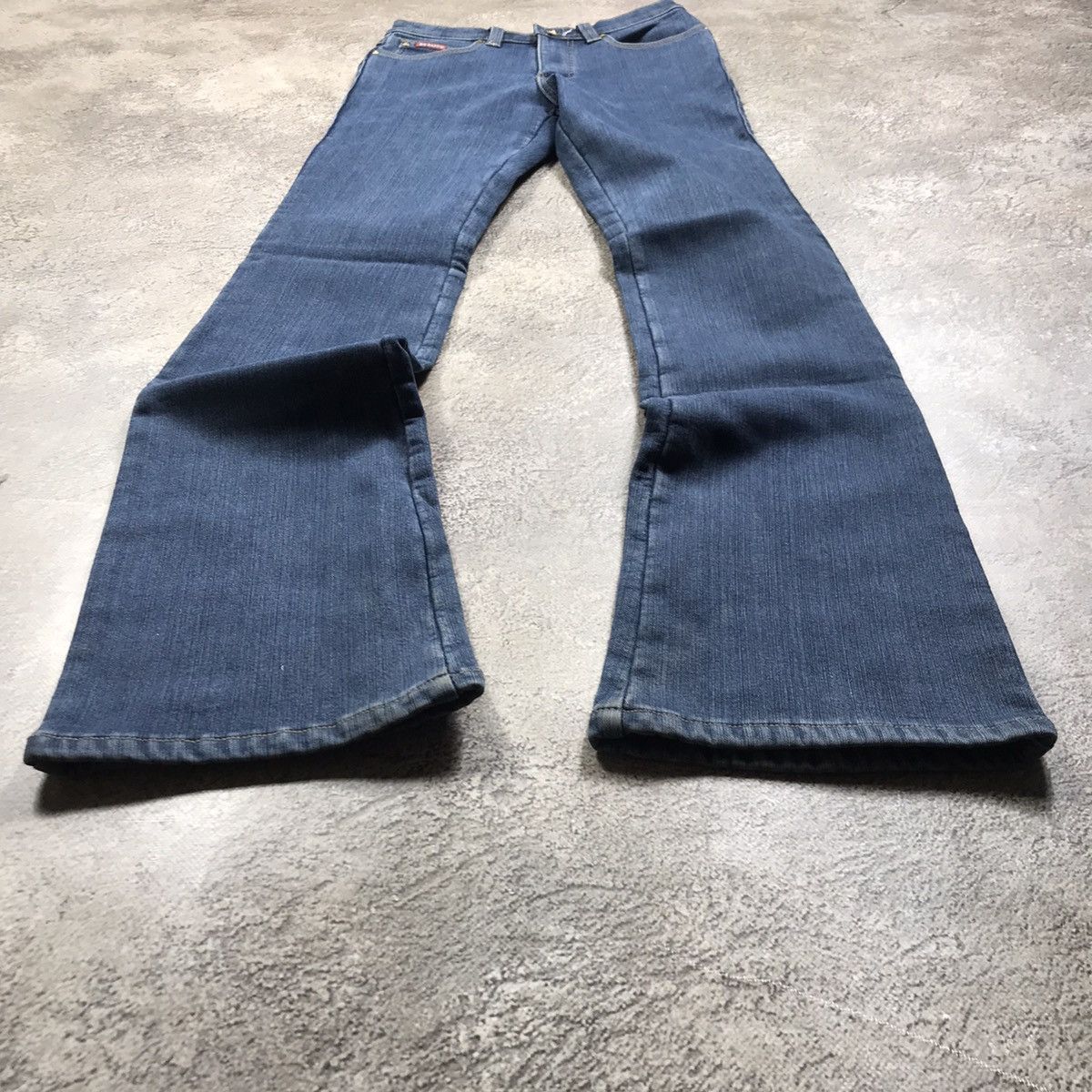 Vintage Vintage Y2K Baggy Wide Leg Distressed Jeans Grunge Logo 27 Size 27" / US 4 / IT 40 - 1 Thumbnail