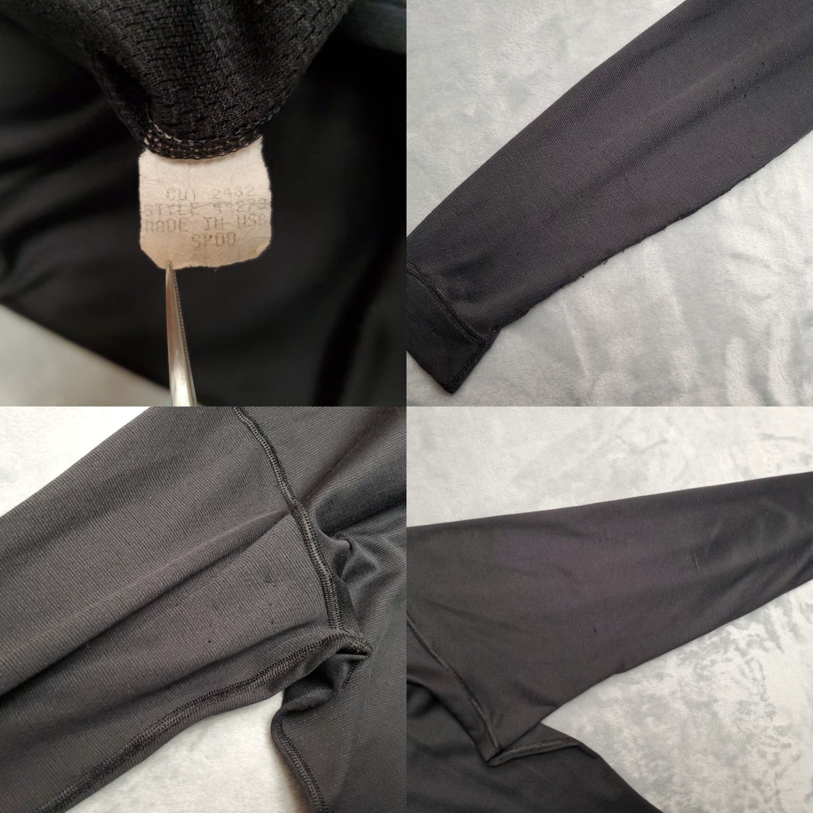 Patagonia VTG Patagonia Shirt Mens M Black Capilene Baselayer 1/4 Zip Made in USA Size US M / EU 48-50 / 2 - 8 Thumbnail
