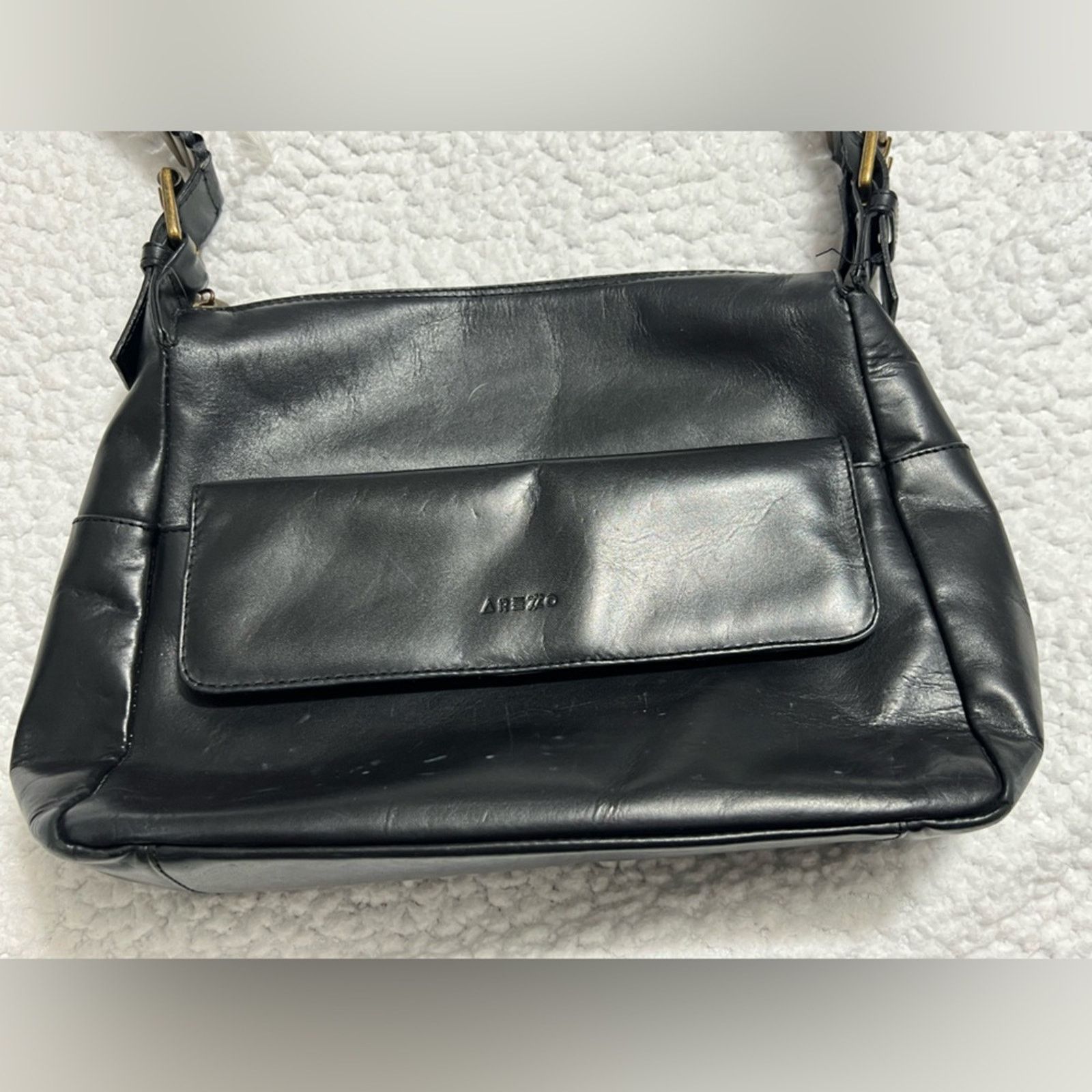 Other Vintage Shoulder Crossbody Bag Black Leather Y2K Arezzo Size ONE SIZE - 2 Thumbnail