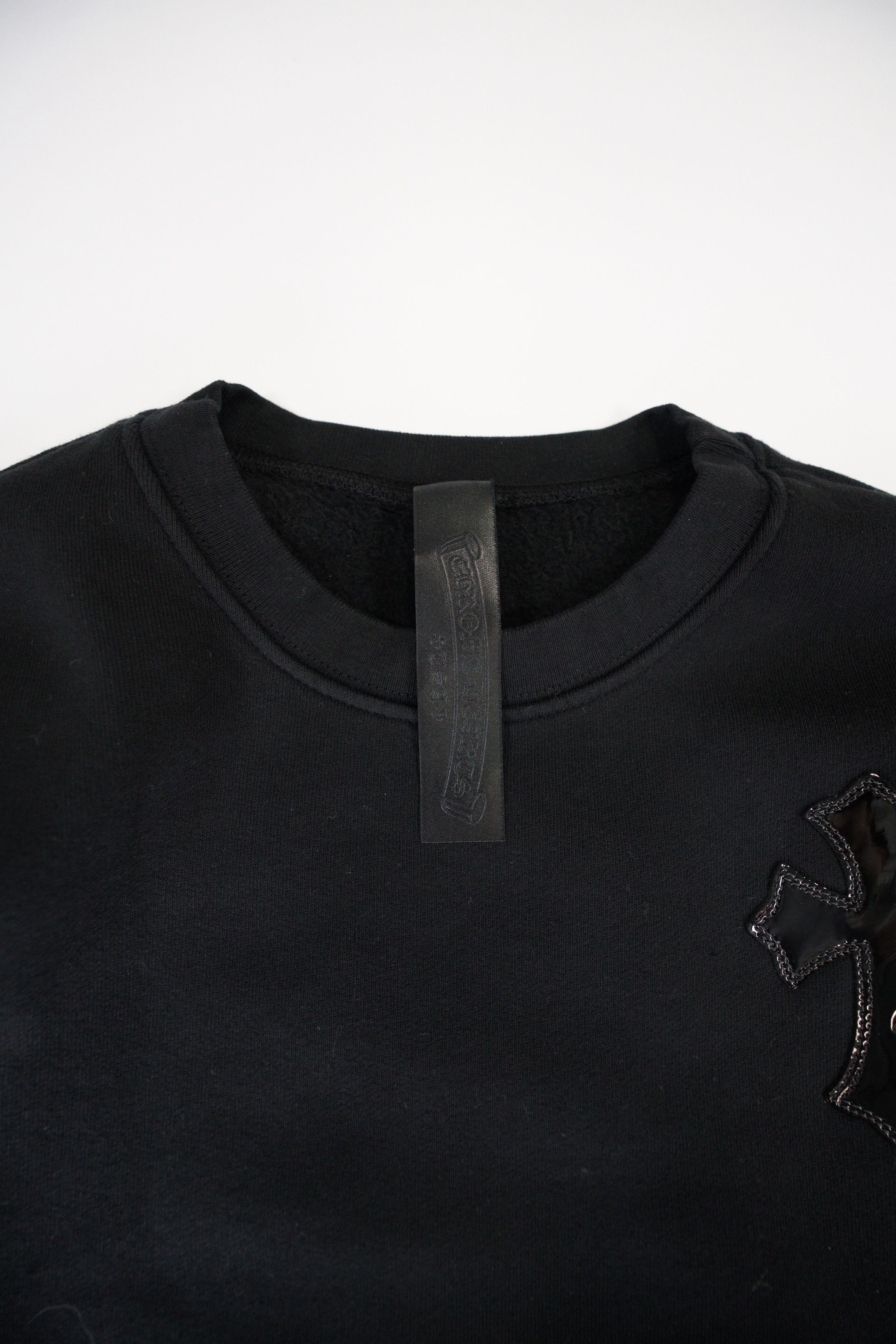 Chrome Hearts Chrome Hearts Pony Hair Patent Leather Cross Sweatshirt Size US M / EU 48-50 / 2 - 6 Thumbnail