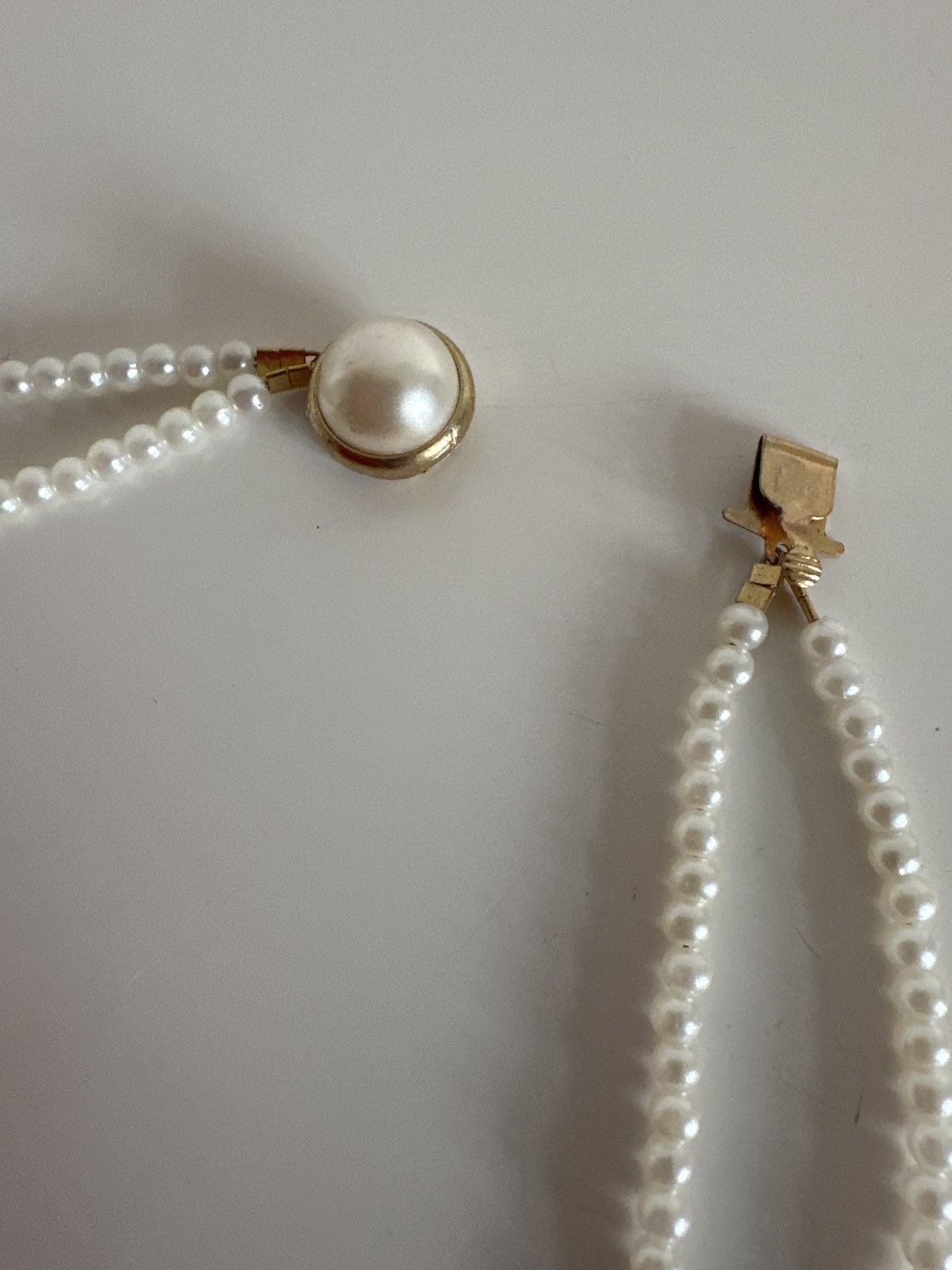 Vintage Pearl necklace accessory in gold detail Size ONE SIZE - 2 Thumbnail