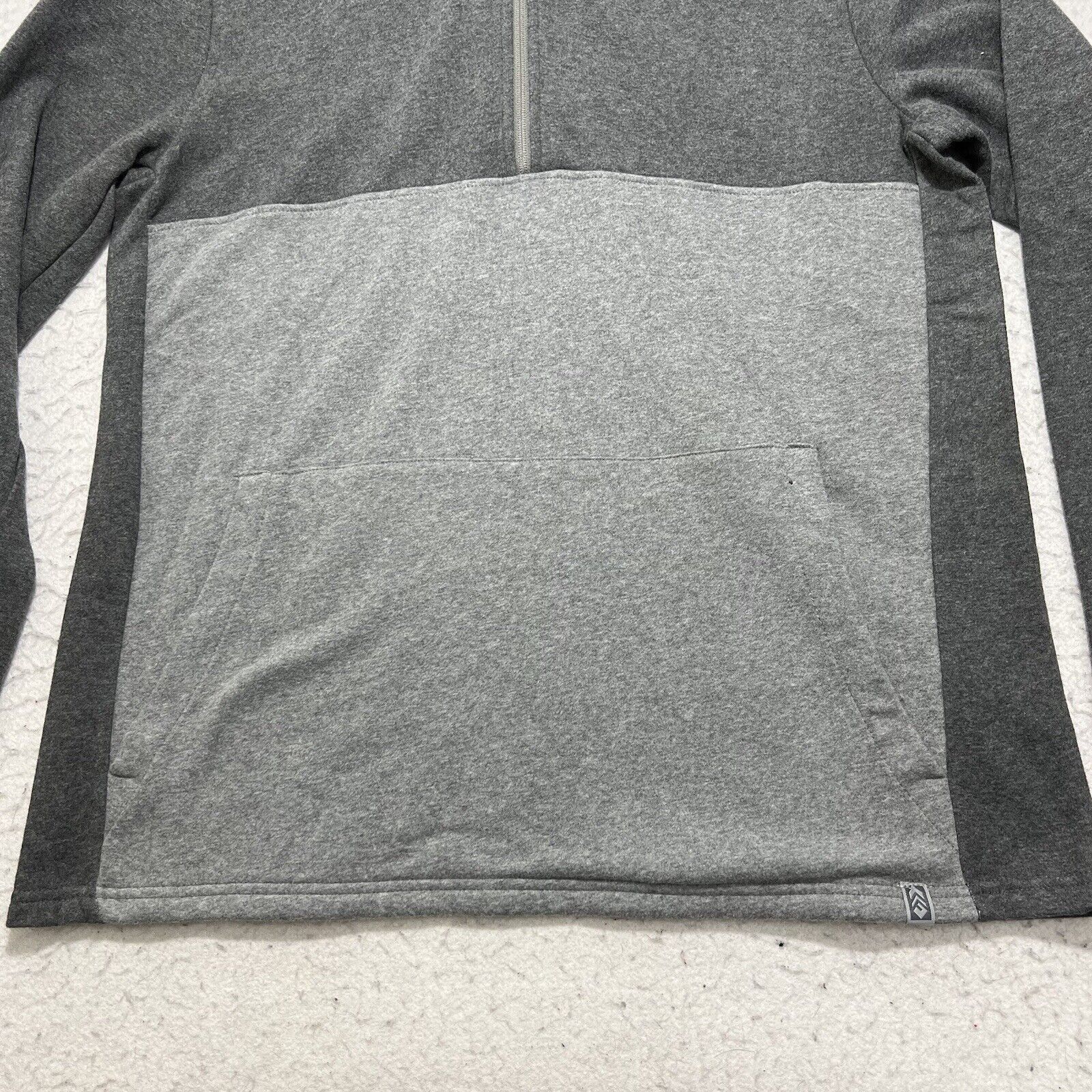 Free Country Free Country 1/4 Zip Sweatshirt Gray Mock Neck Pullover Size US L / EU 52-54 / 3 - 4 Thumbnail