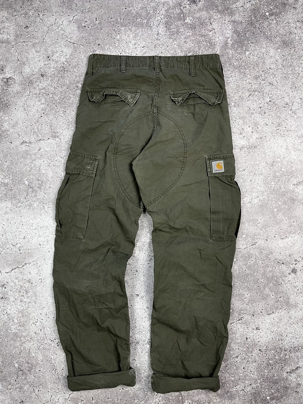 Carhartt Carhartt Regular Cargo Pants Distressed Size 28/32 Men’s Size US 28 / EU 44 - 1 Thumbnail