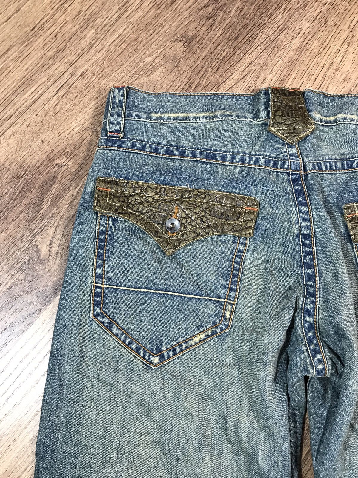 Japanese Brand RH 512 Distressed Jeans Vintage Size US 36 / EU 52 - 15 Thumbnail