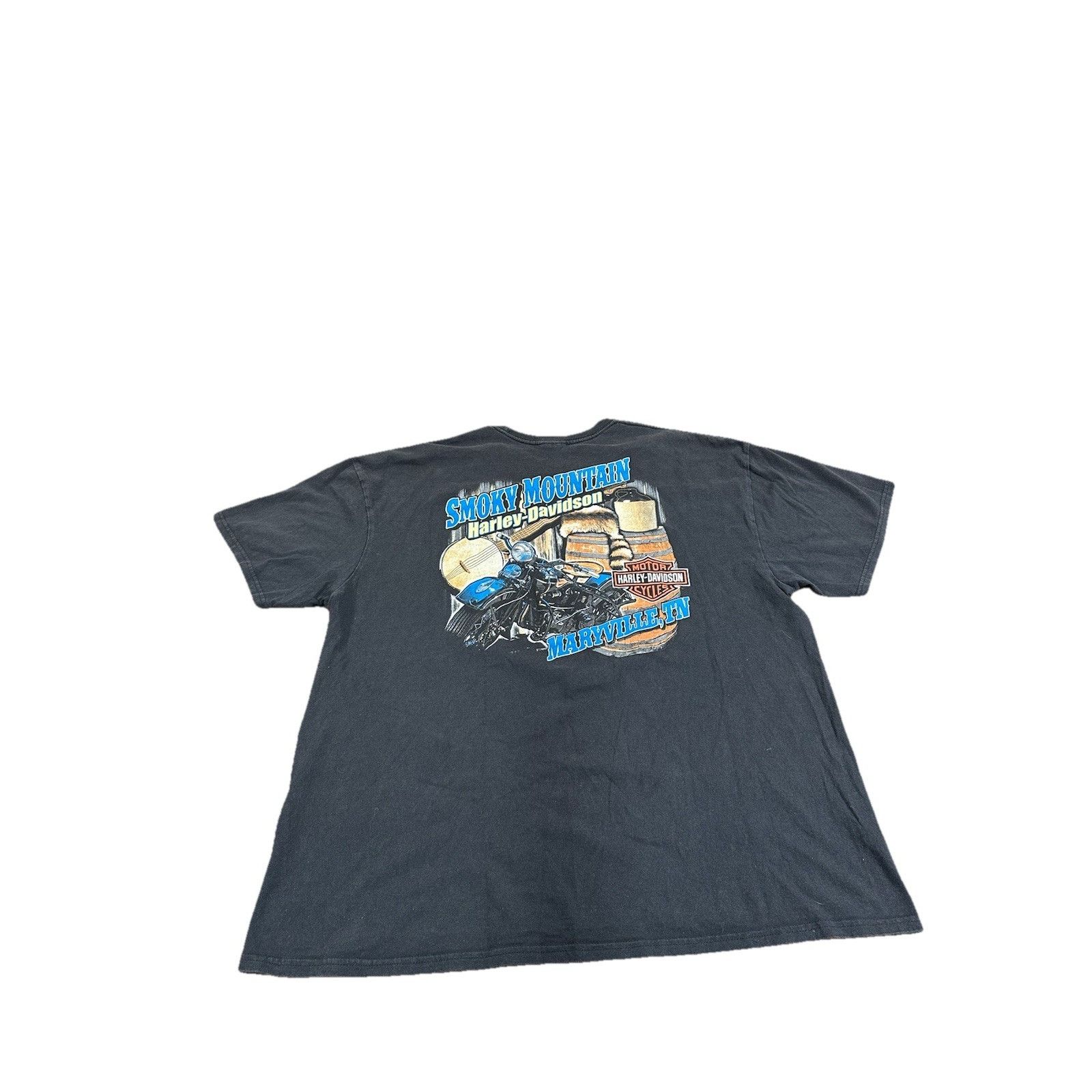 Harley Davidson Vintage Harley Davidson Graphic T-Shirt Biker USA Motorcycle Size US XXL / EU 58 / 5 - 4 Thumbnail
