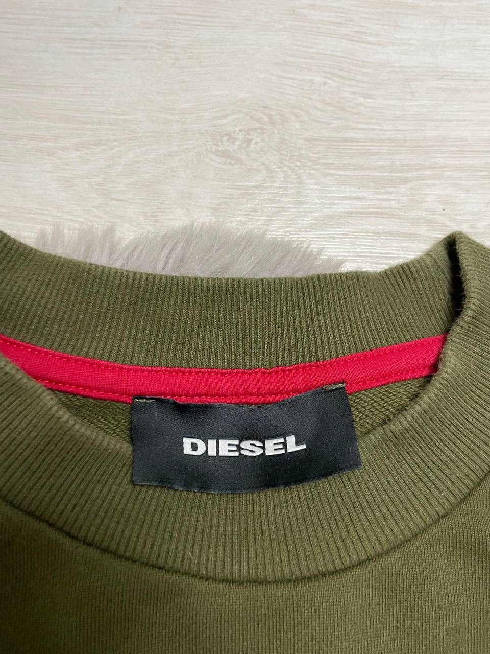 Diesel × Vintage Diesel Vntg Oversized Sweatshirt Big CENTER Logo Y2K Size US L / EU 52-54 / 3 - 8 Thumbnail