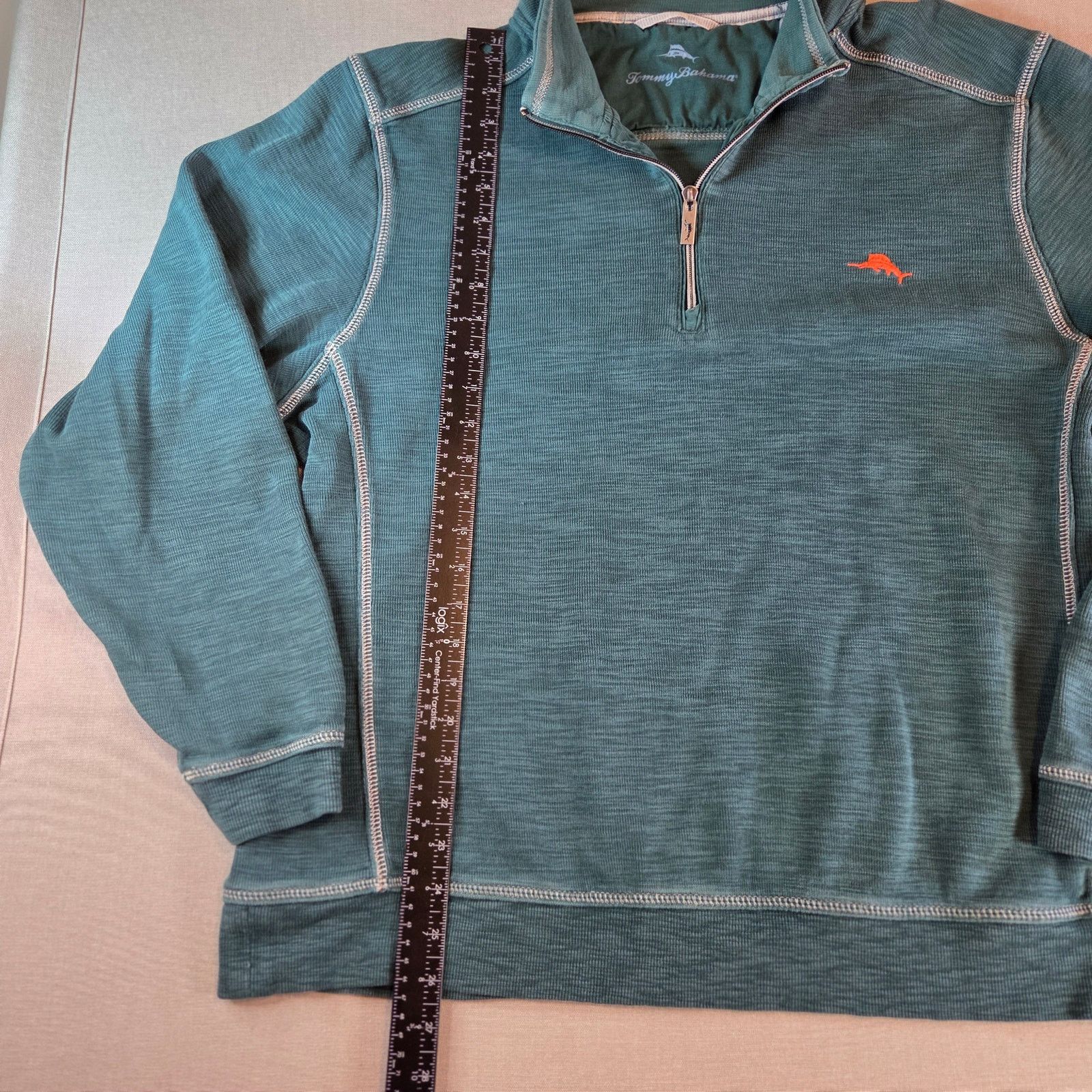 Tommy Bahama Tommy Bahama XL 1/4 Zip Pullover Sweater Blue Size US XL / EU 56 / 4 - 5 Thumbnail