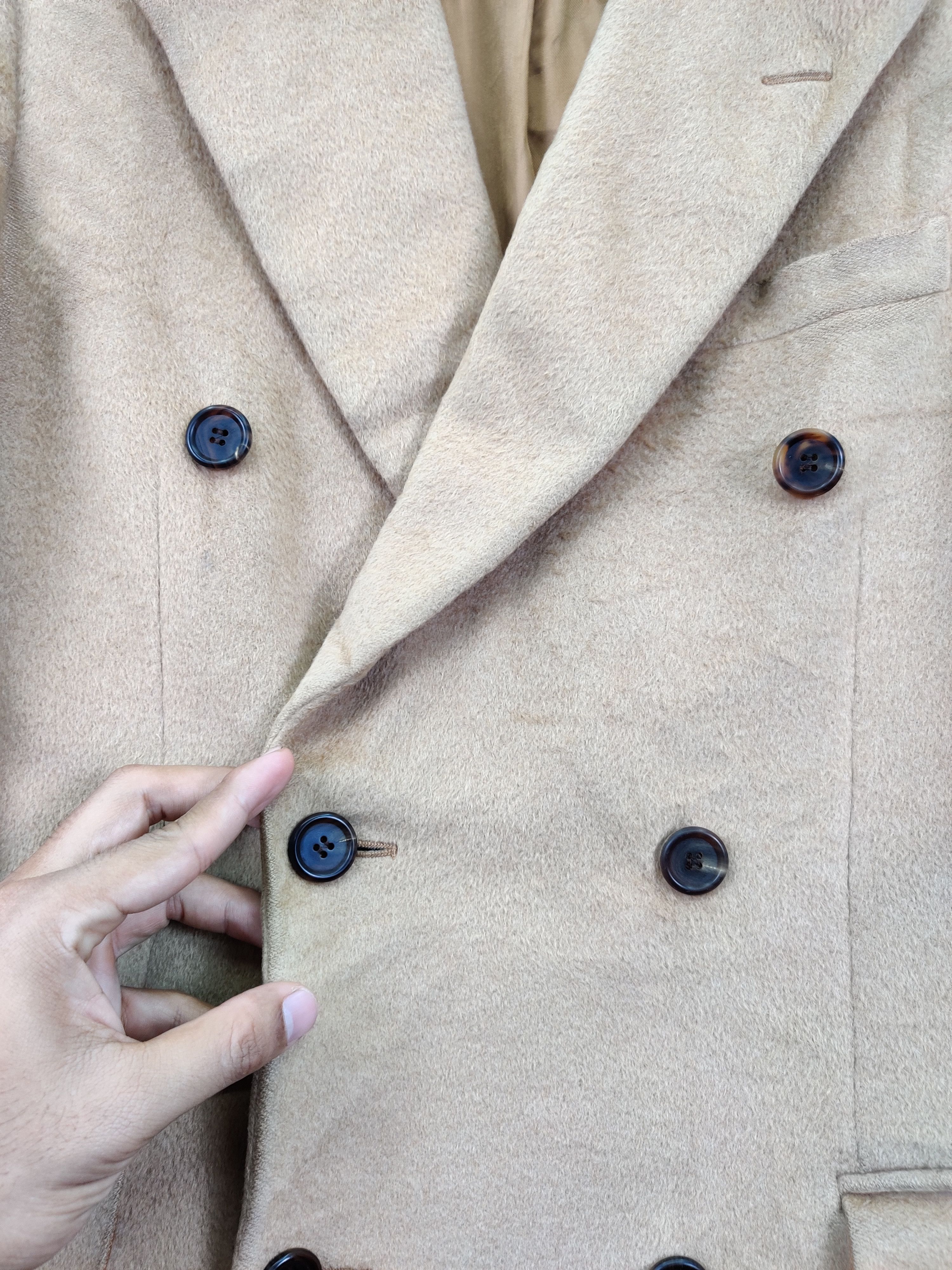 Prada Vintage Prada Wool Double Breasted Long Coat Size US M / EU 48-50 / 2 - 3 Thumbnail