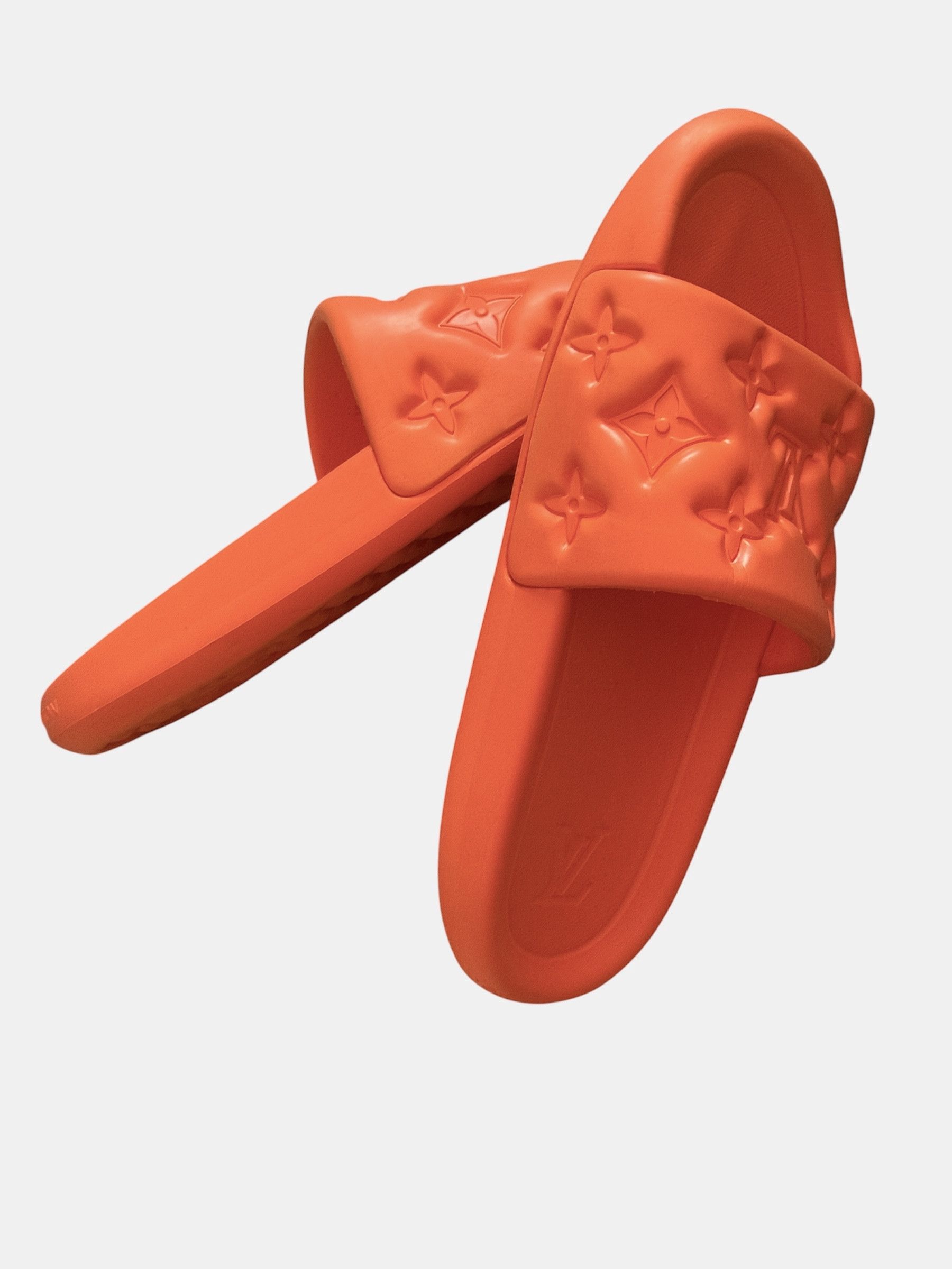 Louis Vuitton Louis vuitton waterfront puffer orange LV monogram sandal Size US 10.5 / EU 43-44 - 6 Thumbnail