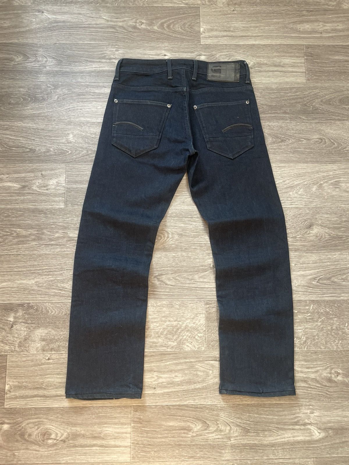 G-Star 29/34 Vintage G-Star Defend Straight Blue Denim Jeans Size US 29 - 1 Thumbnail