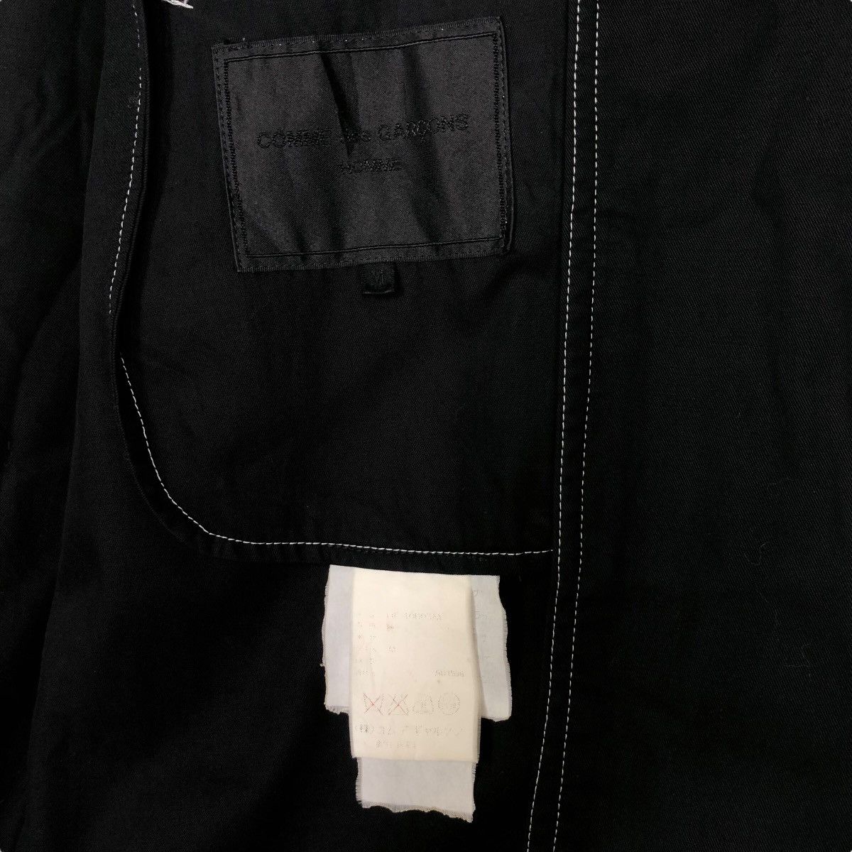 Comme des Garcons Homme Comme Des Garcons Homme S/S 1998 Rope Stitching Car Coat Size US M / EU 48-50 / 2 - 16 Thumbnail