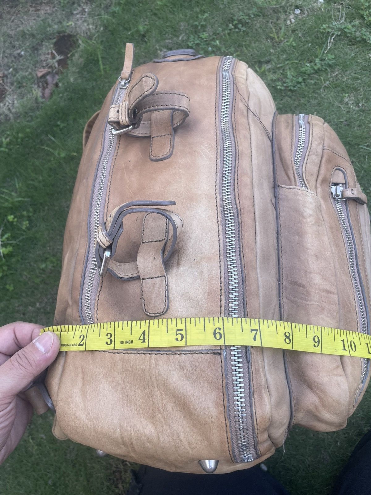 Leather Authentic Italian designer Leather Backpack Size ONE SIZE - 17 Thumbnail