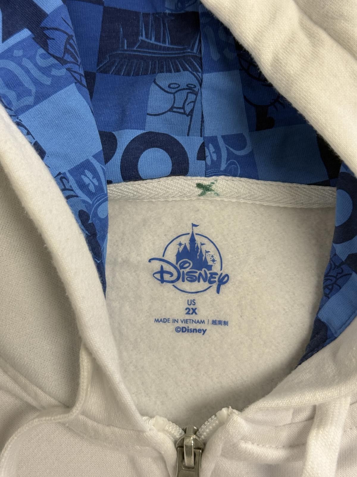 Disney Disneyland Resort Hoodie 2021 Mickey Mouse White Merch 2XL Size US XXL / EU 58 / 5 - 3 Thumbnail
