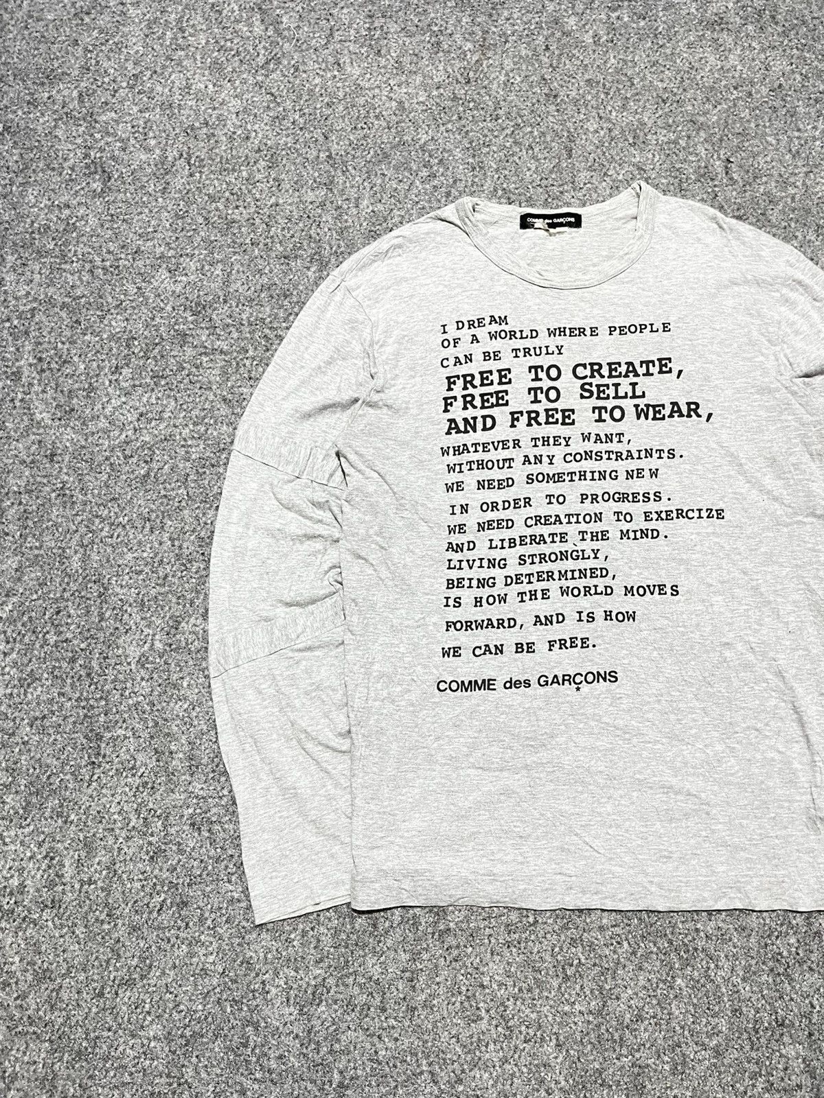 Comme des Garcons Comme des Garcons Longslevee Shirt Size US M / EU 48-50 / 2 - 2 Thumbnail