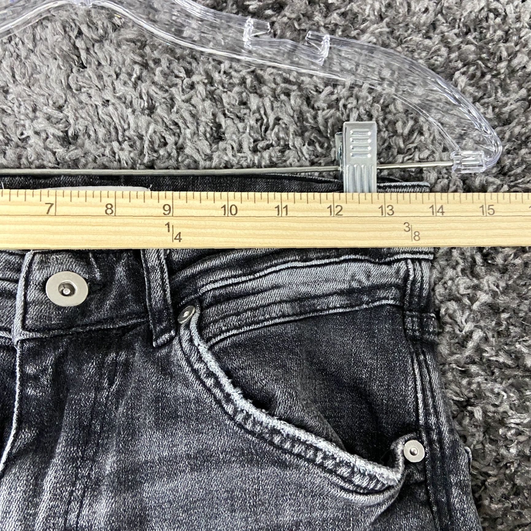 Zara Zara Jeans Skinny Women’s 29 Gray Black 29? Size 29" - 6 Thumbnail
