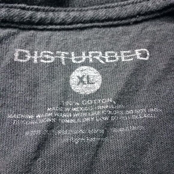 Band Tees Disturbed Evolution Tour 2019 T-Shirt Size US XL / EU 56 / 4 - 3 Thumbnail
