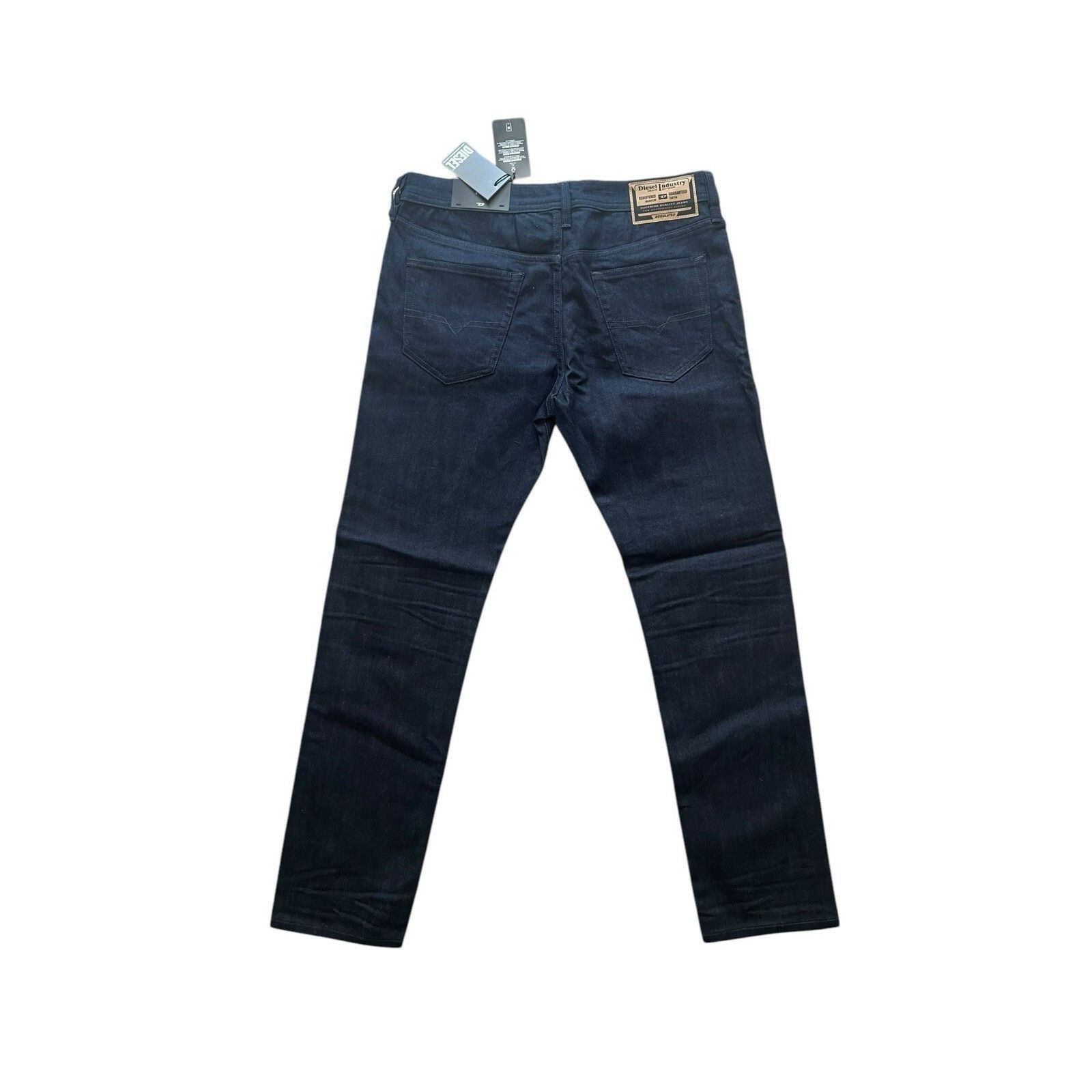 Diesel Diesel Mens Buster Tapered Jeans RB060 Dark Blue Size 38/32 Size US 38 / EU 54 - 2 Thumbnail