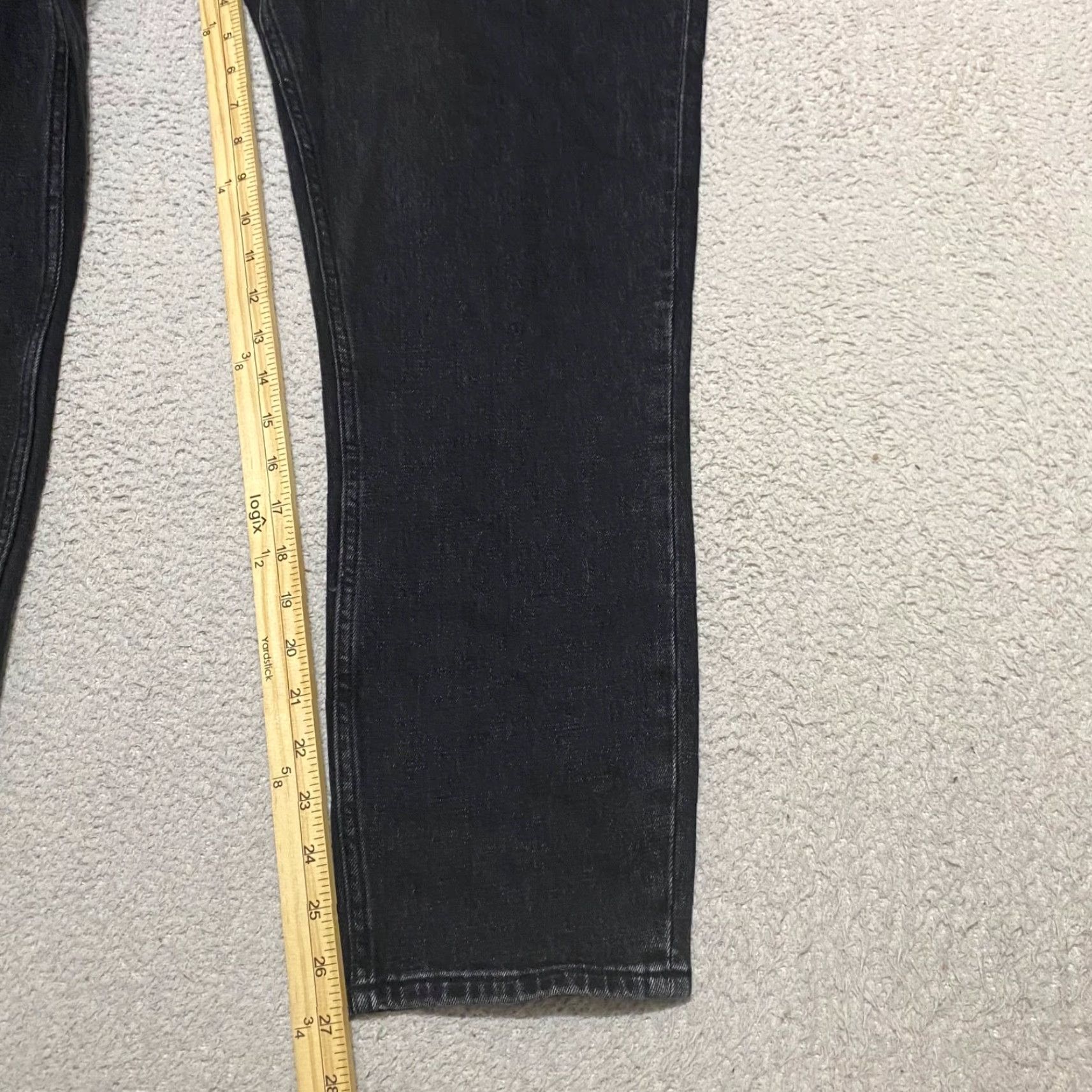 Abercrombie & Fitch Abercrombie & Fitch Jeans Womens Size 16 Skinny High Rise Dark Wash Black Denim Stretch 5-Pocket Size 25" / US 0 / IT 36 - 6 Thumbnail