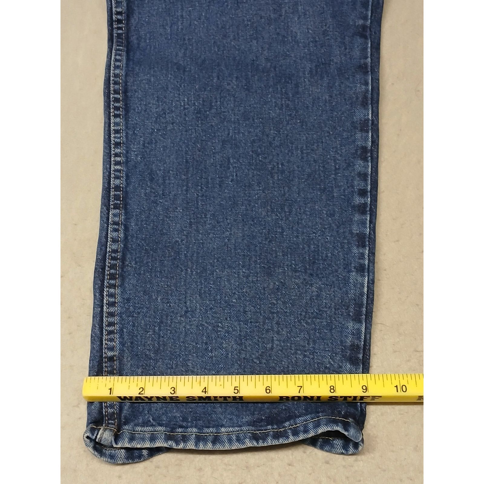 Wrangler Wrangler (46x32) Rugged Relaxed Straight Blue Denim Jeans Size US 30 / EU 46 - 2 Thumbnail
