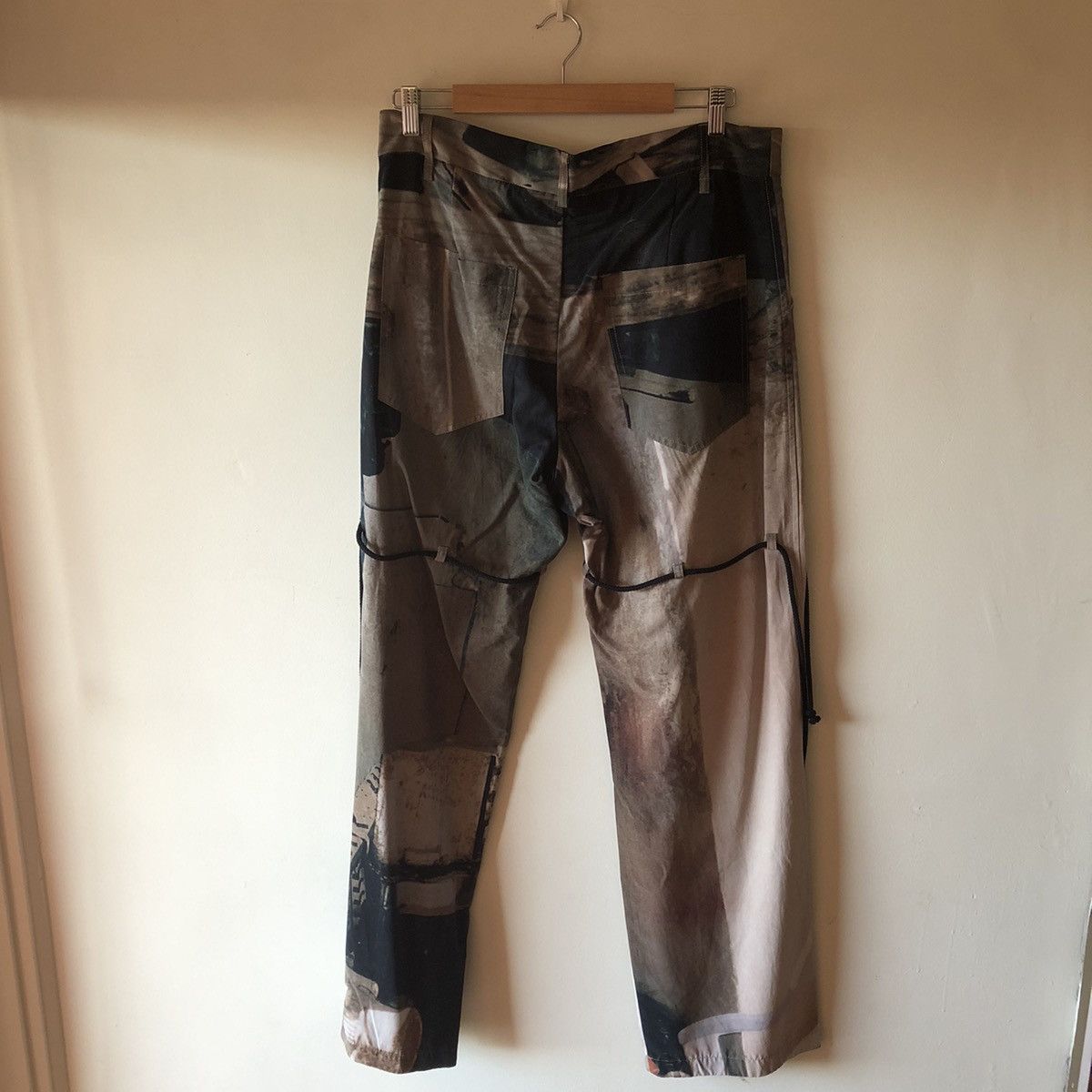 Song For The Mute Song For The Mute 21.1 Dress Pants Cupro Washer Print sz 50 Size US 34 / EU 50 - 3 Thumbnail