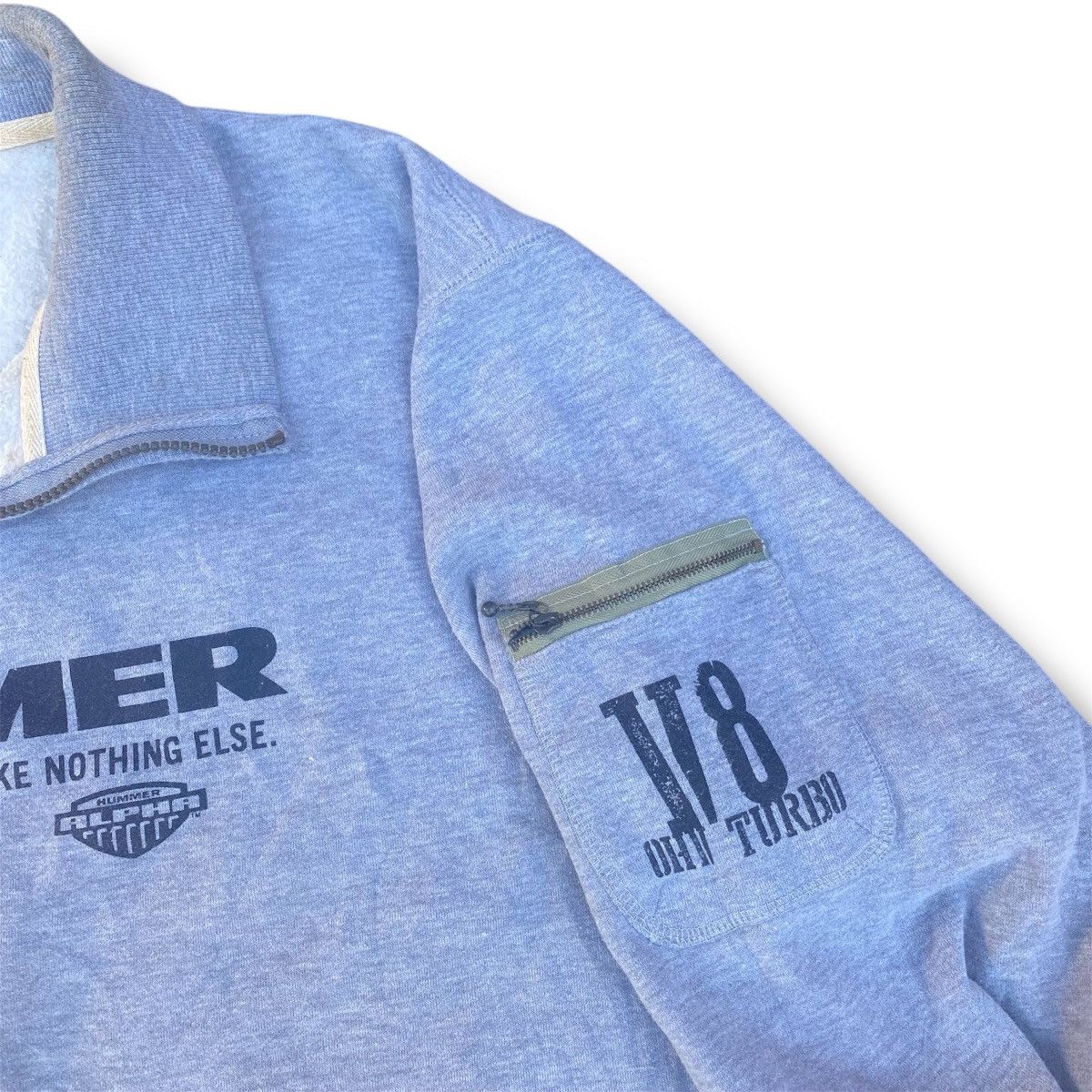 Sports Specialties Vintage 90s Gray Hummer Zip Up Sweater Jacket #G2 Size US XXL / EU 58 / 5 - 4 Thumbnail