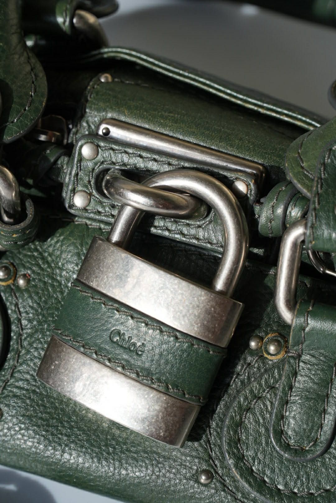 Chloe Chloé Green Leather Paddington Mini Satchel Size ONE SIZE - 6 Thumbnail