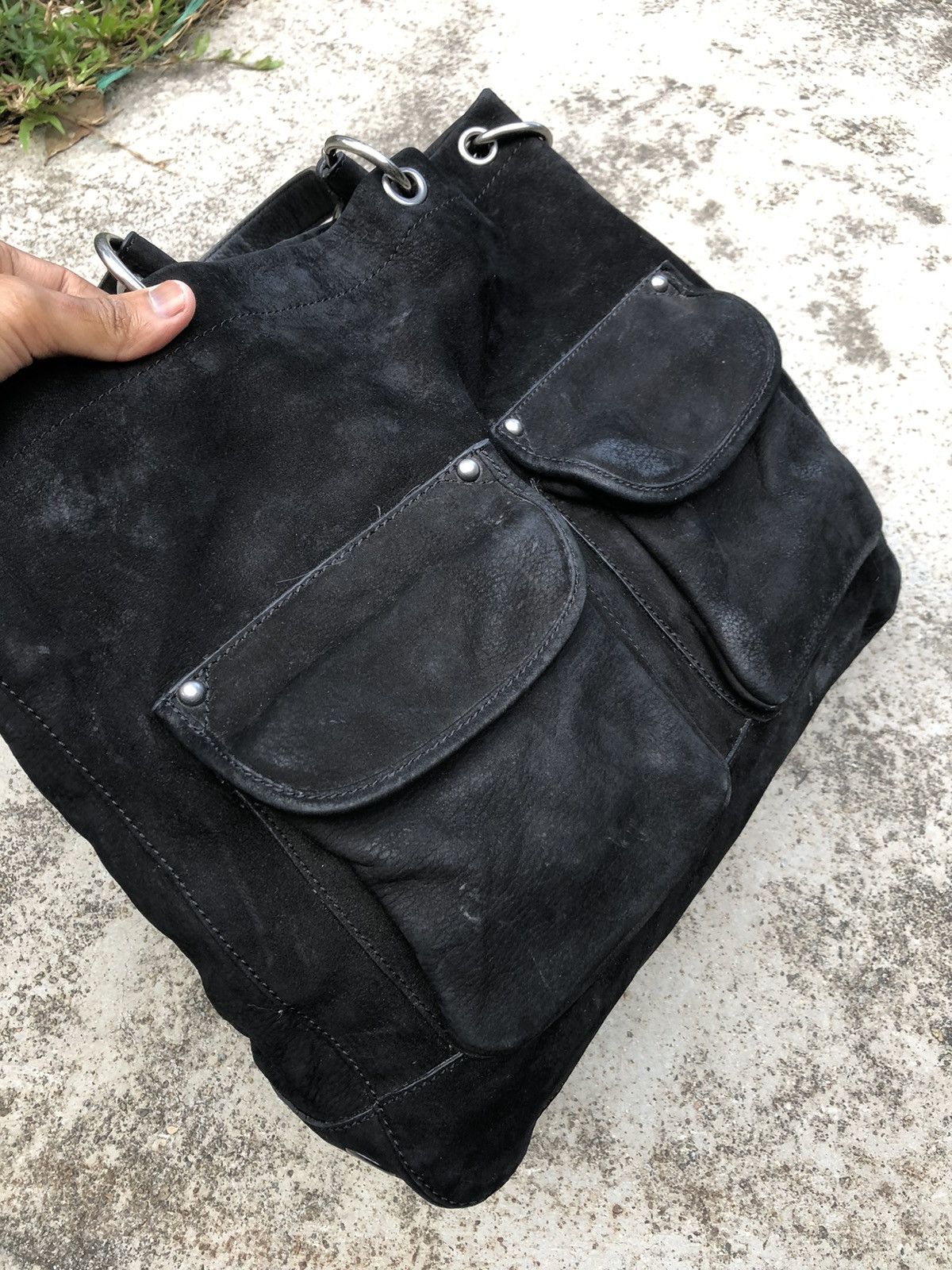 Genuine Leather WITCHERY TWINPOCKET LEATHER TOTE BAG Size ONE SIZE - 3 Thumbnail