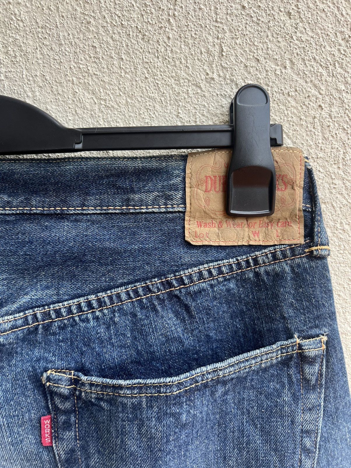 Heller's Cafe Dubbleworks X Warehouse Fade Denim Selvedge Jeans Size US 34 / EU 50 - 19 Thumbnail