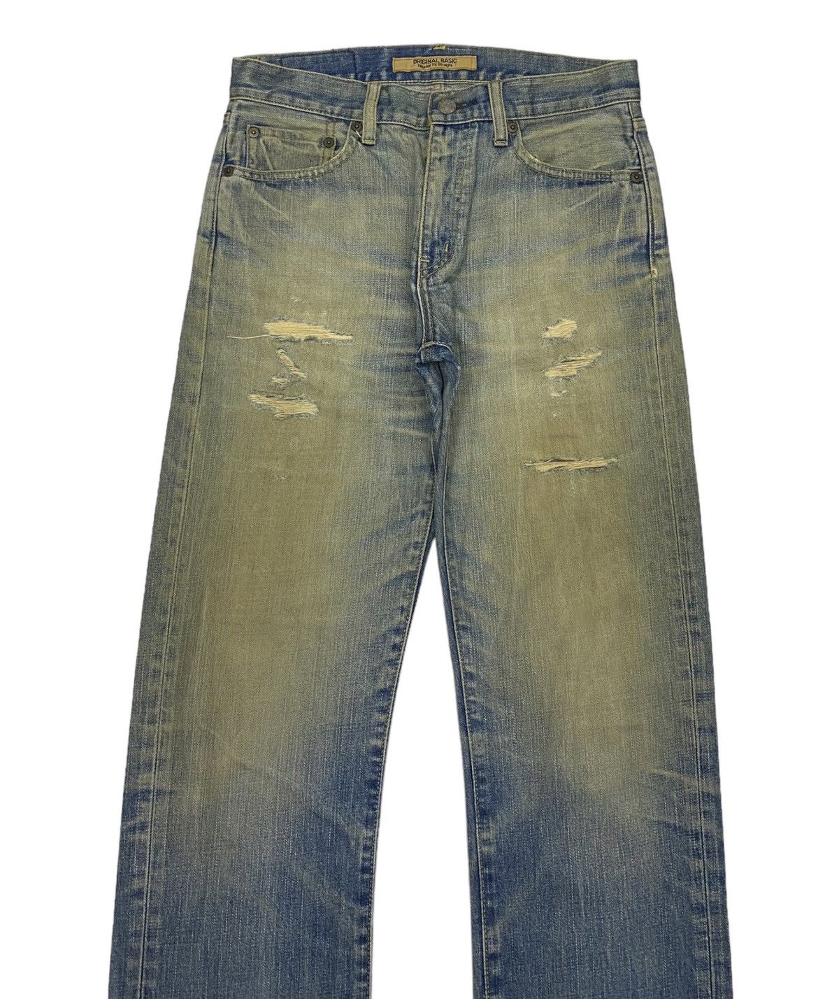 Undercover × Uniqlo VINTAGE UNIQLO JAPAN DISTRESSED DENIM UNDERCOVER STYLE Size US 31 - 3 Thumbnail