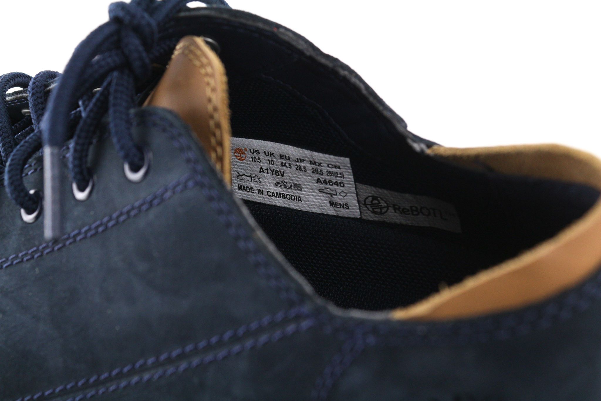 Timberland A1Y6V-A4646 EU44/44.5 Navy Blue Leather Trainers 80574 Size US 11 / EU 44 - 12 Thumbnail