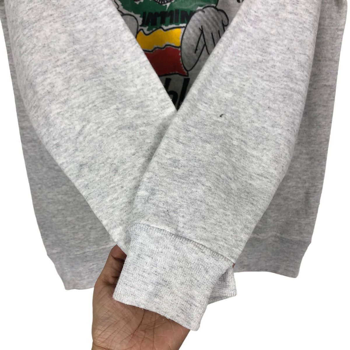 Vintage 🔥90’s Vintage Crewneck Sweatshirt Hanes Duck Dude Big Logo Size US L / EU 52-54 / 3 - 8 Thumbnail