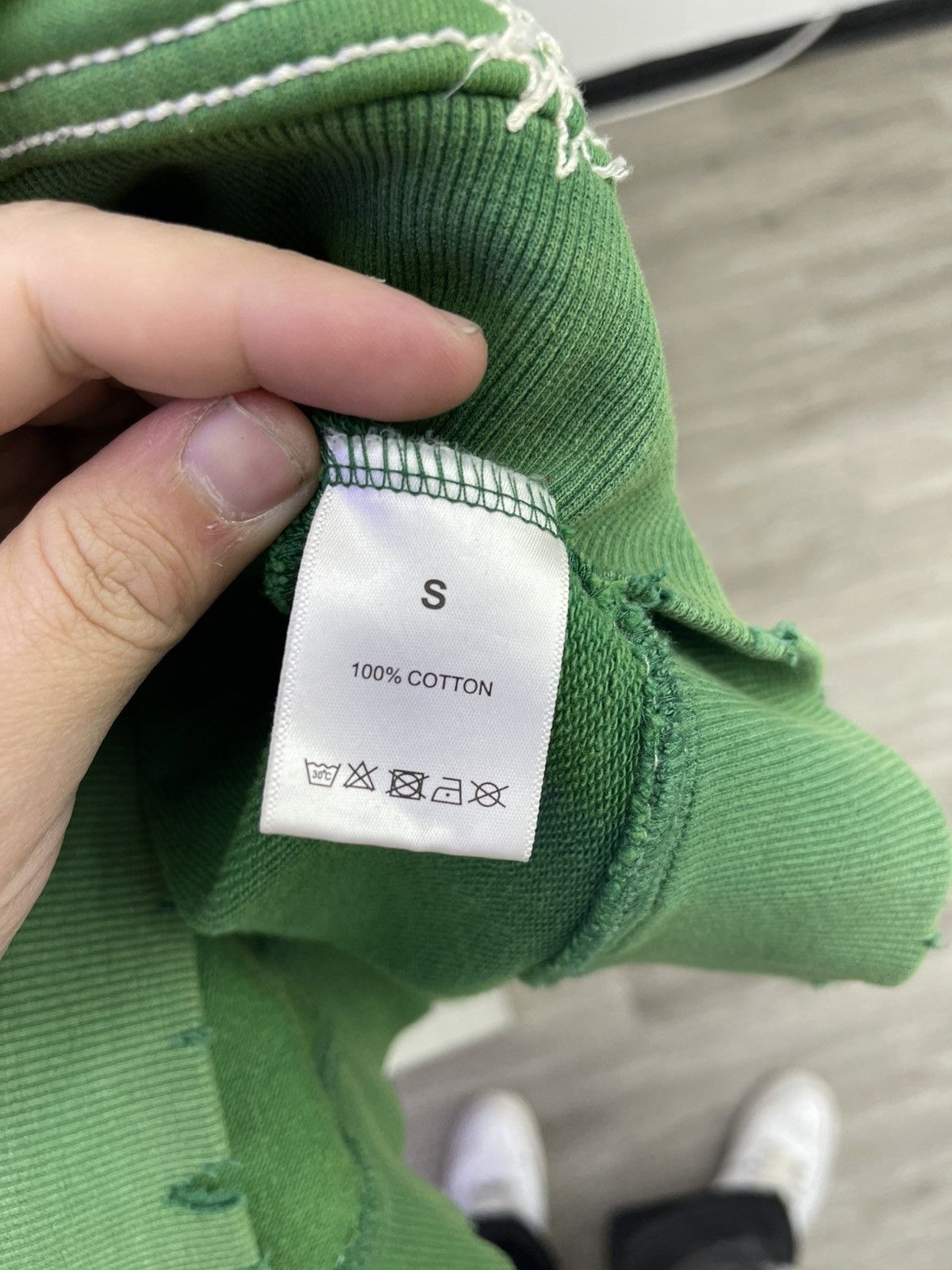 Vale Vale lives hoodie (green) Size US S / EU 44-46 / 1 - 5 Thumbnail