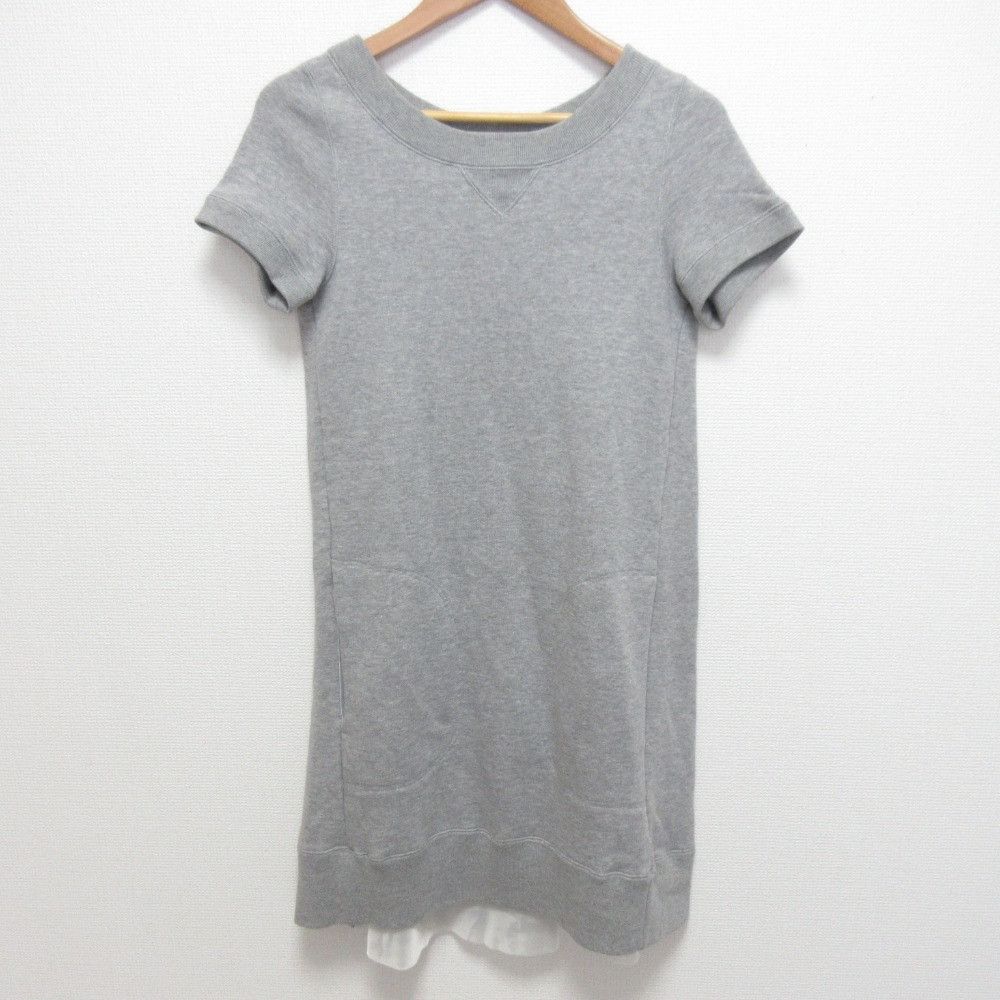 Sacai Sacai Sacai Short Sleeve Sweat Mini Dress Textile Dresses 13-01935 DUTY FREE for USA Size ONE SIZE - 1 Thumbnail