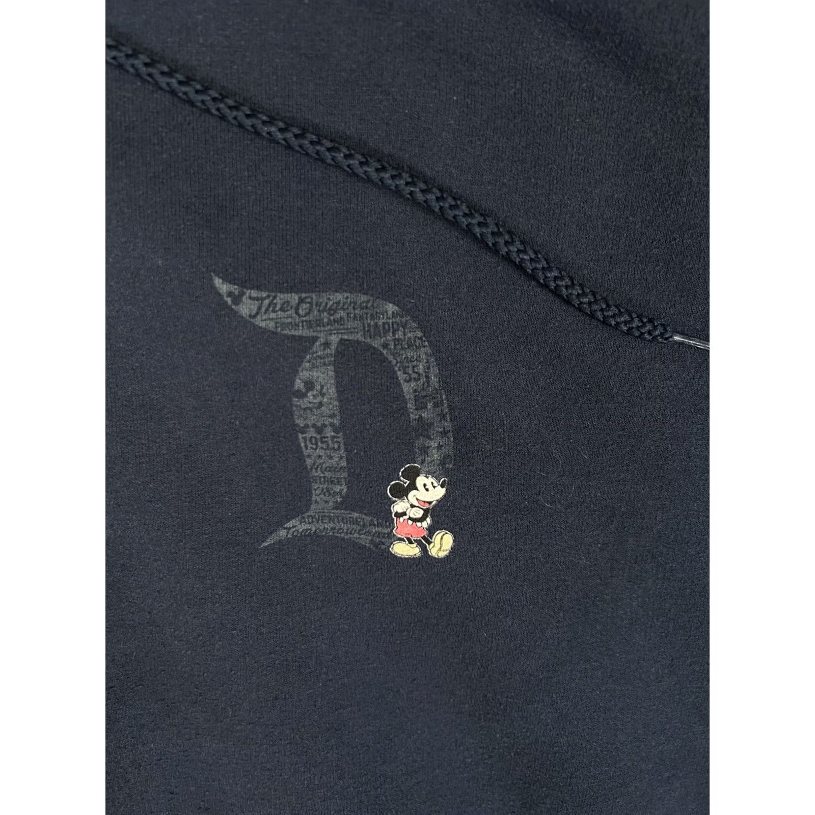 Disney VINTAGE Disney Mickey Mouse Hoodie Sweatshirt 2XL Blue Men Pullover Hooded Graphic Print Retro 90s Cartoon Classic Size US XXL / EU 58 / 5 - 3 Thumbnail