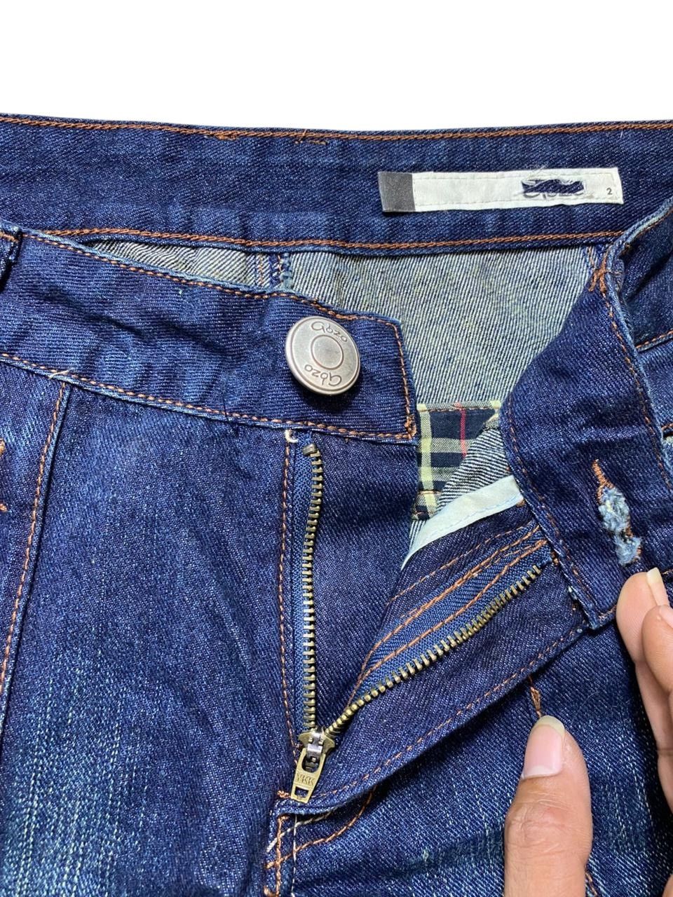 Beauty Beast 2000s Gozo Japanese Lgb Style Multizipper Faded Baggy Jeans Size US 29 - 3 Thumbnail