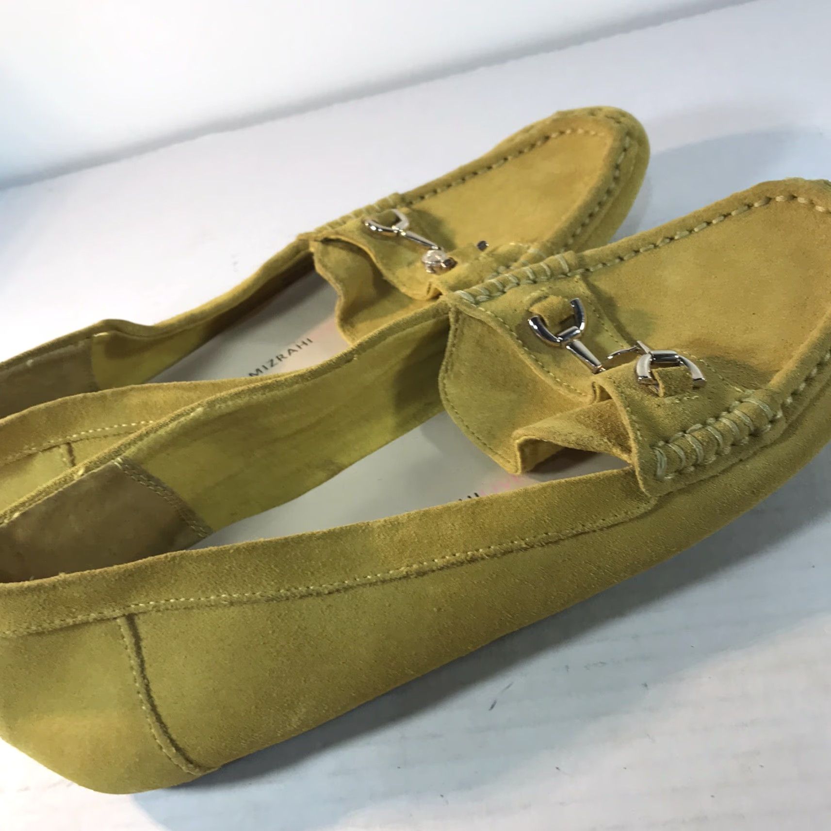 Isaac Mizrahi Isaac Mizrahi Women's Loafers Yellow Suede Slip On Flat Size 8.5 M Casual Dressy Size US 8.5 / IT 38.5 - 7 Thumbnail