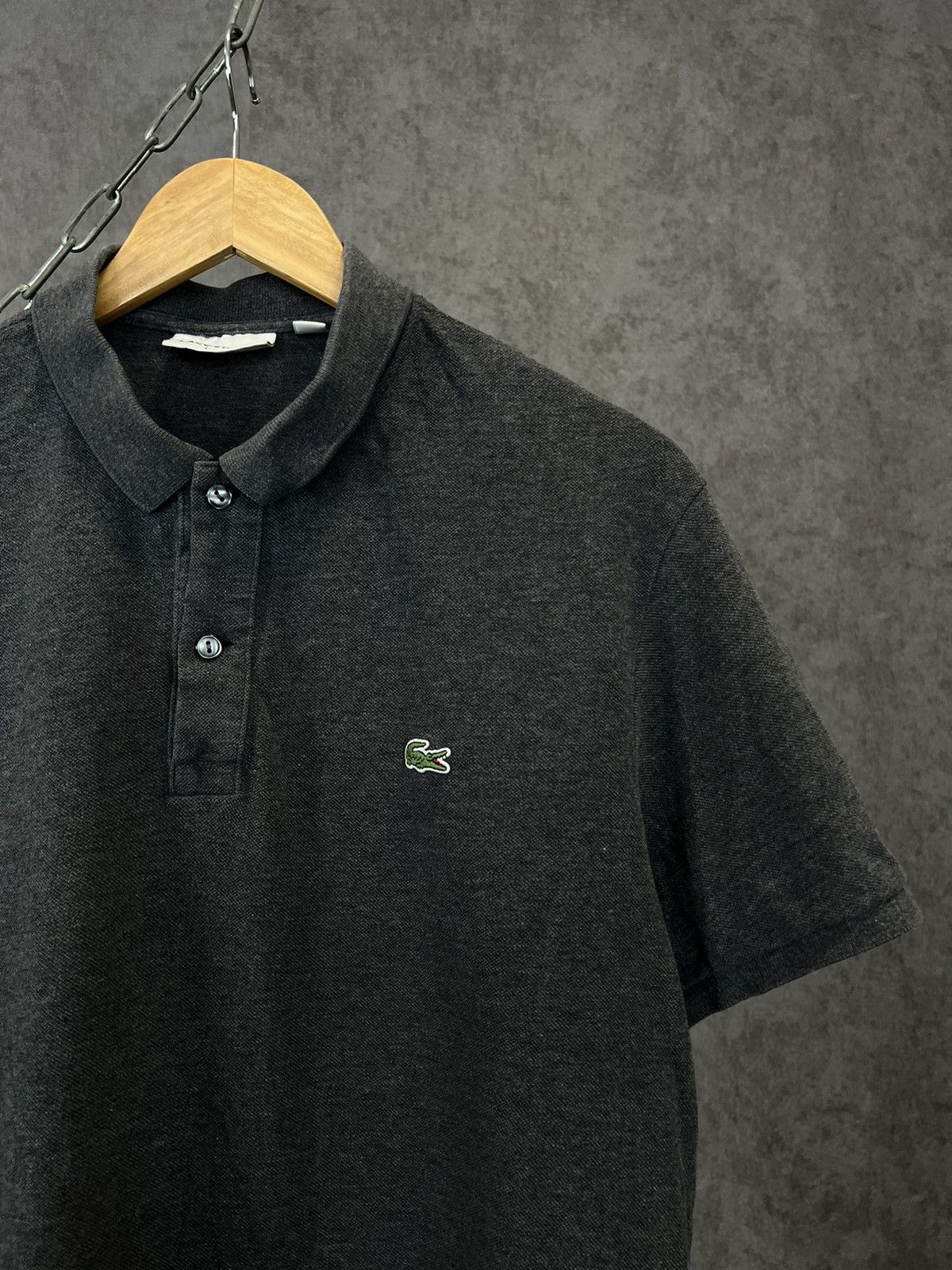 Lacoste Lacoste designer logo streetwear polo tee Size US XXL / EU 58 / 5 - 2 Thumbnail