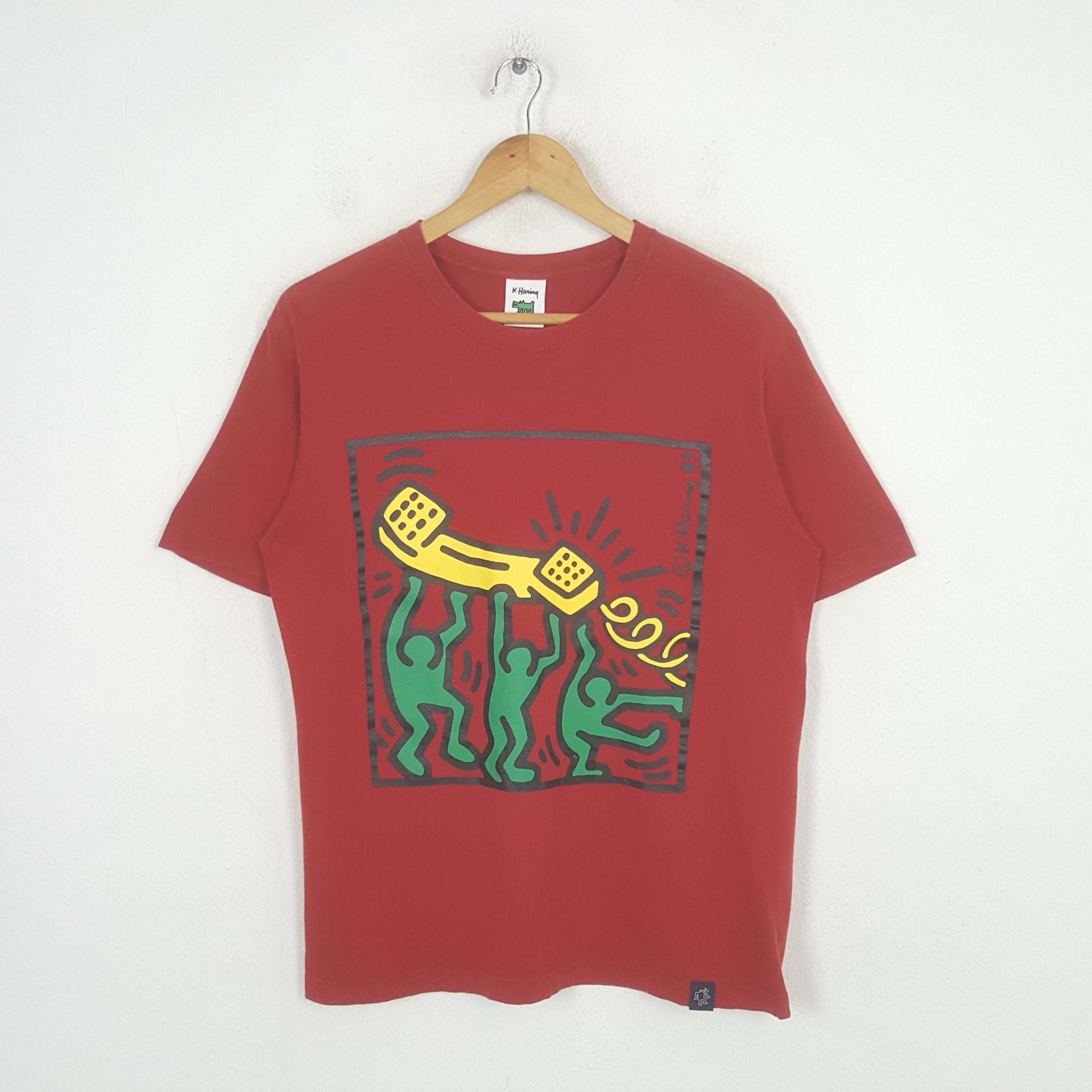 Keith Haring Vintage Keith Haring American Artists Tshirt C301N59 Size US M / EU 48-50 / 2 - 1 Thumbnail