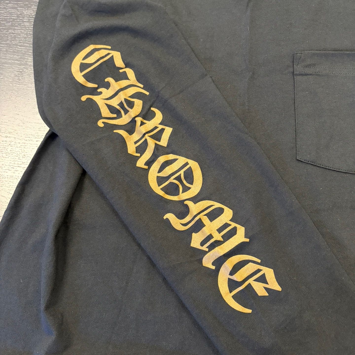 Chrome Hearts Chrome Hearts Neck Logo Long Sleeve T-Shirt Black Army Green Size US L / EU 52-54 / 3 - 4 Thumbnail