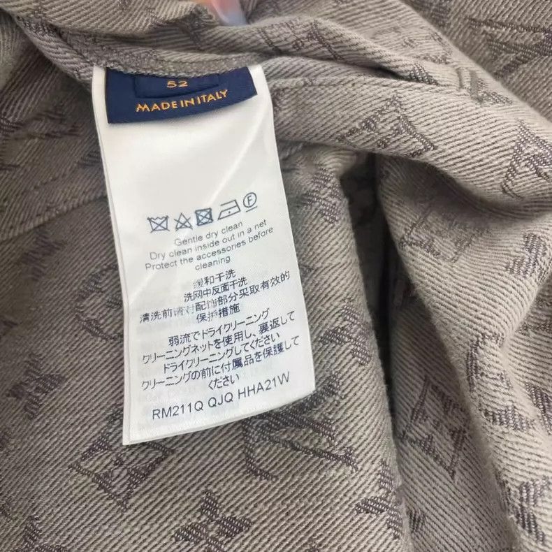 Louis Vuitton LOUIS VUITTON Grey denim jacket 2504-Nextarrow Size US L / EU 52-54 / 3 - 5 Thumbnail