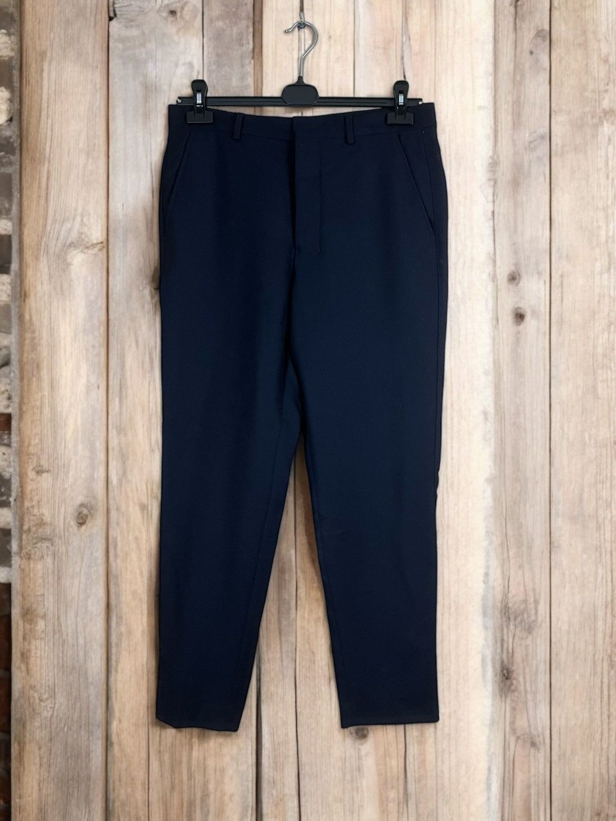 AMI Ami Navy Woolen trousers size 40 / L Size 32" / US 10 / IT 46 - 1 Thumbnail