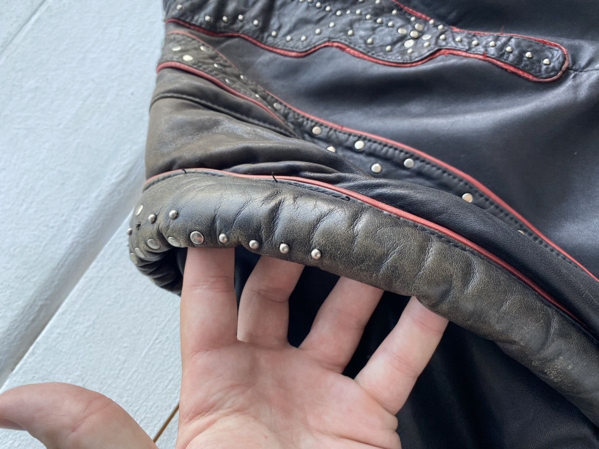 Other 🔗GOTHIC PUNK OPIUM ZIPPER BONDAGE LEATHER JACKET OWENS ISSEY Size US M / EU 48-50 / 2 - 11 Thumbnail