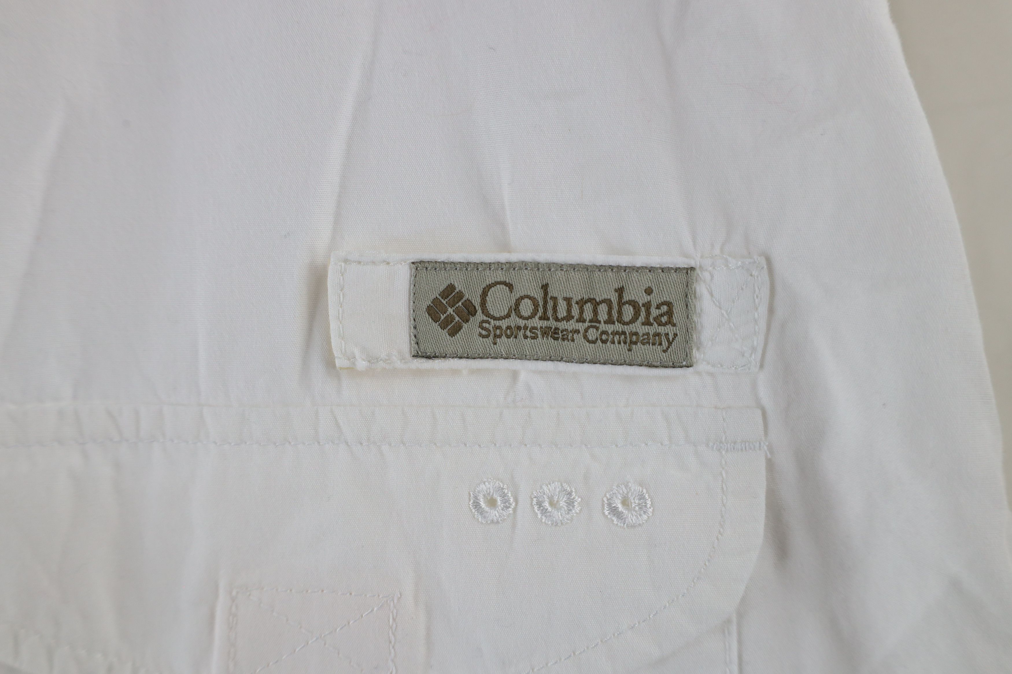 Columbia × Vintage Vintage Columbia PFG Fishing Short Sleeve Button Shirt White Size US XXL / EU 58 / 5 - 4 Thumbnail
