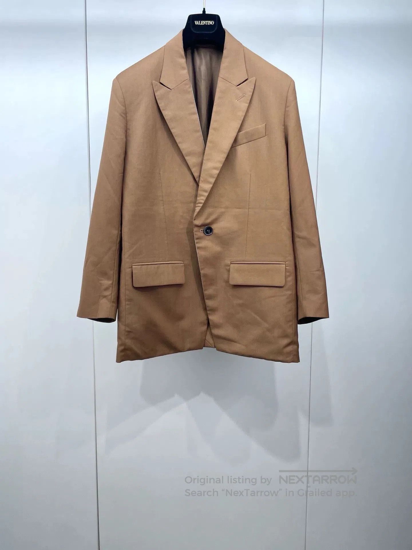 Valentino Valentino Brown Casual Suit Top. Size US XL / EU 56 / 4 - 1 Thumbnail