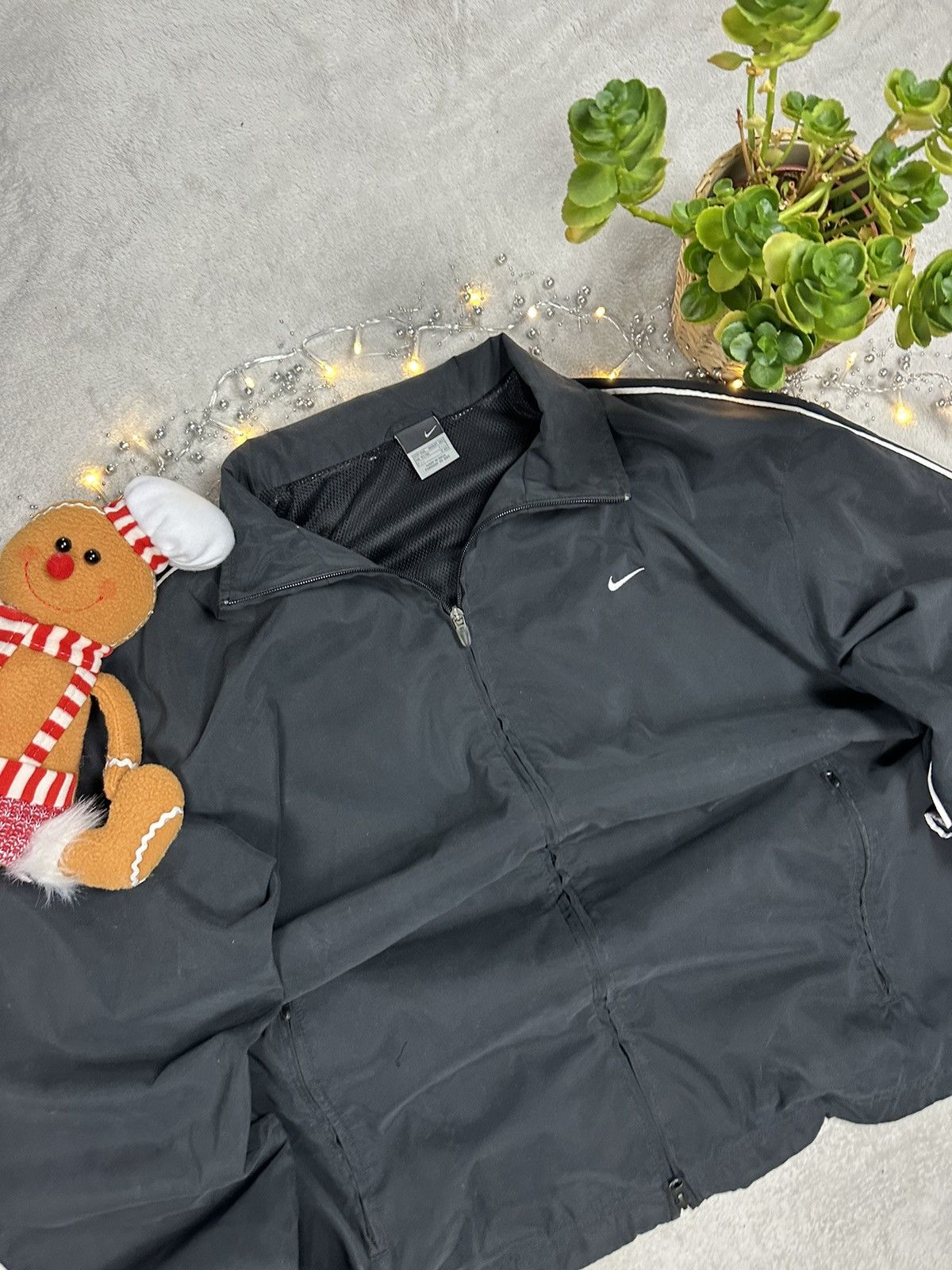 Nike × Vintage Nike Vintage Oversize Basic Logo Light Jacket Size US XXL / EU 58 / 5 - 4 Thumbnail