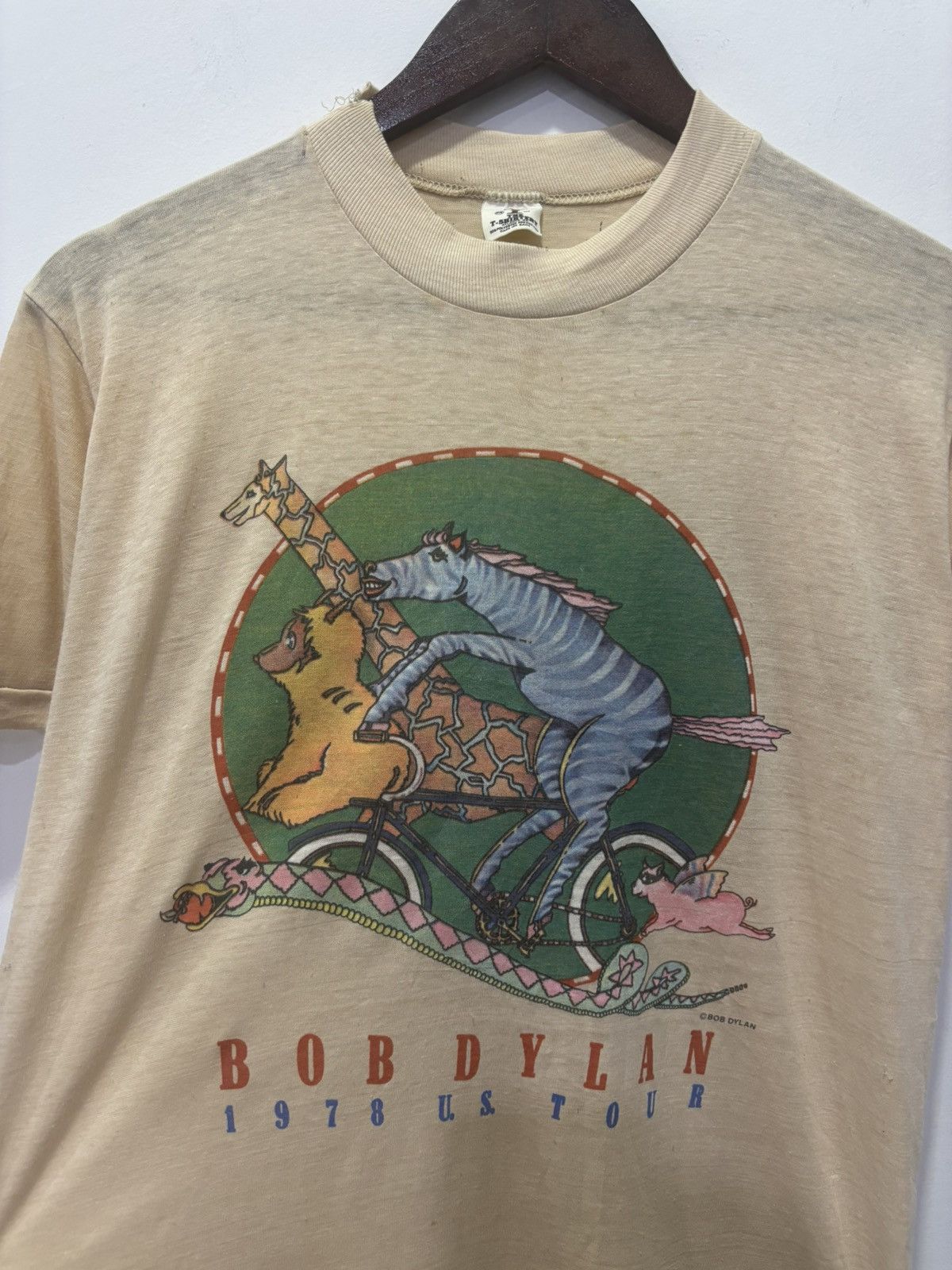 Band Tees Vintage 70’s Bob Dylan US Tour Tshirt Size US M / EU 48-50 / 2 - 2 Thumbnail