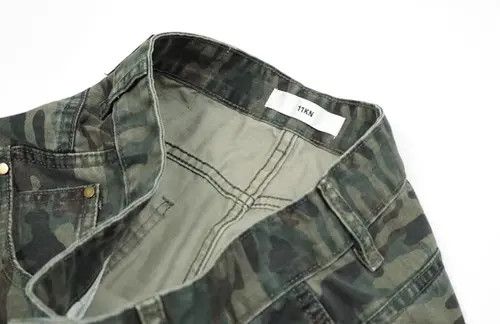 Jean Retro camouflage overalls hip hop casual straight trousers Size US 32 / EU 48 - 6 Thumbnail