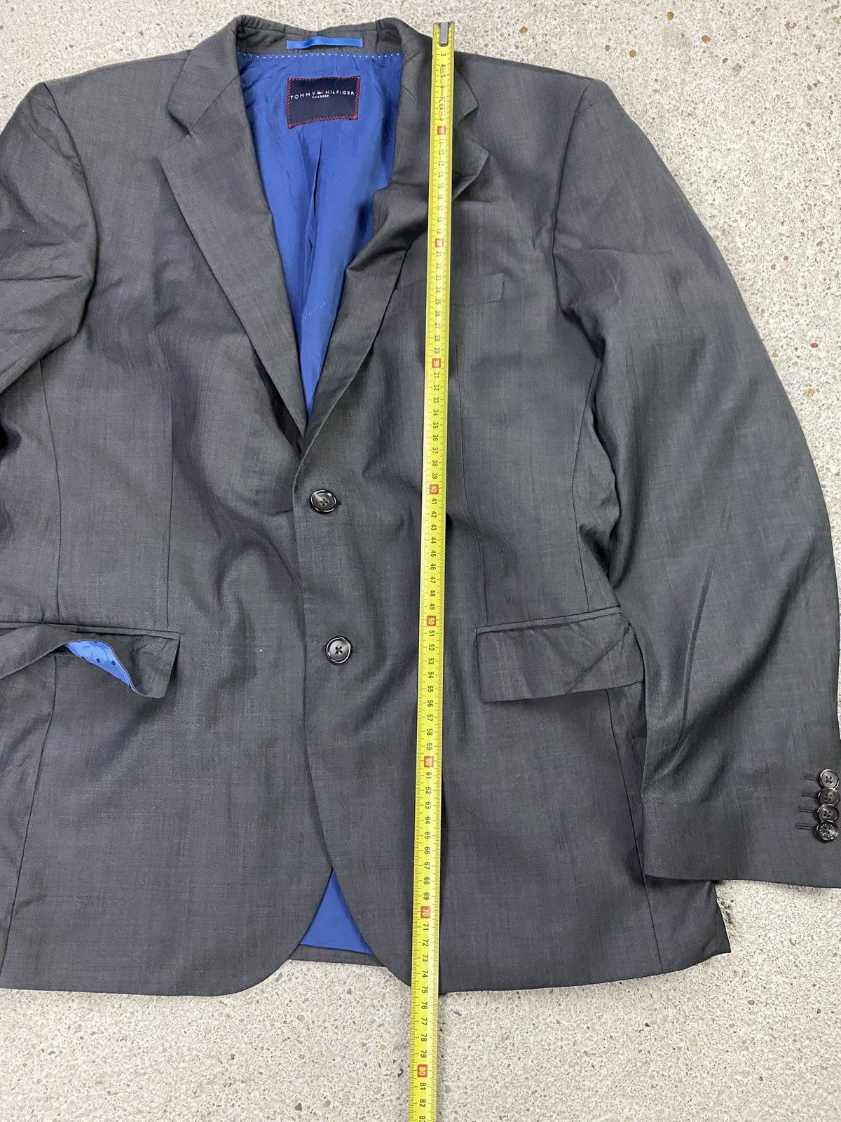 Tommy hilfiger suit grey old money classy