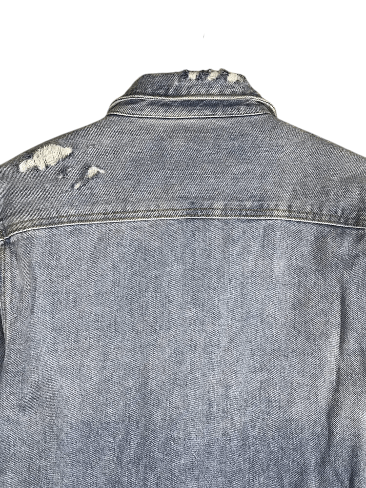Zara Zara Man Distressed Denim Jackets Size US S / EU 44-46 / 1 - 5 Thumbnail